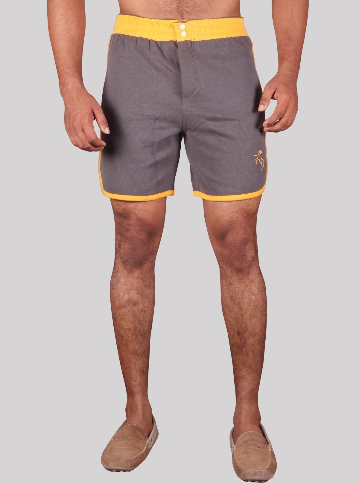 Brown Fleece Shorts for Men – Casual Comfort Wear by Boer and Fitch - Boer and Fitch