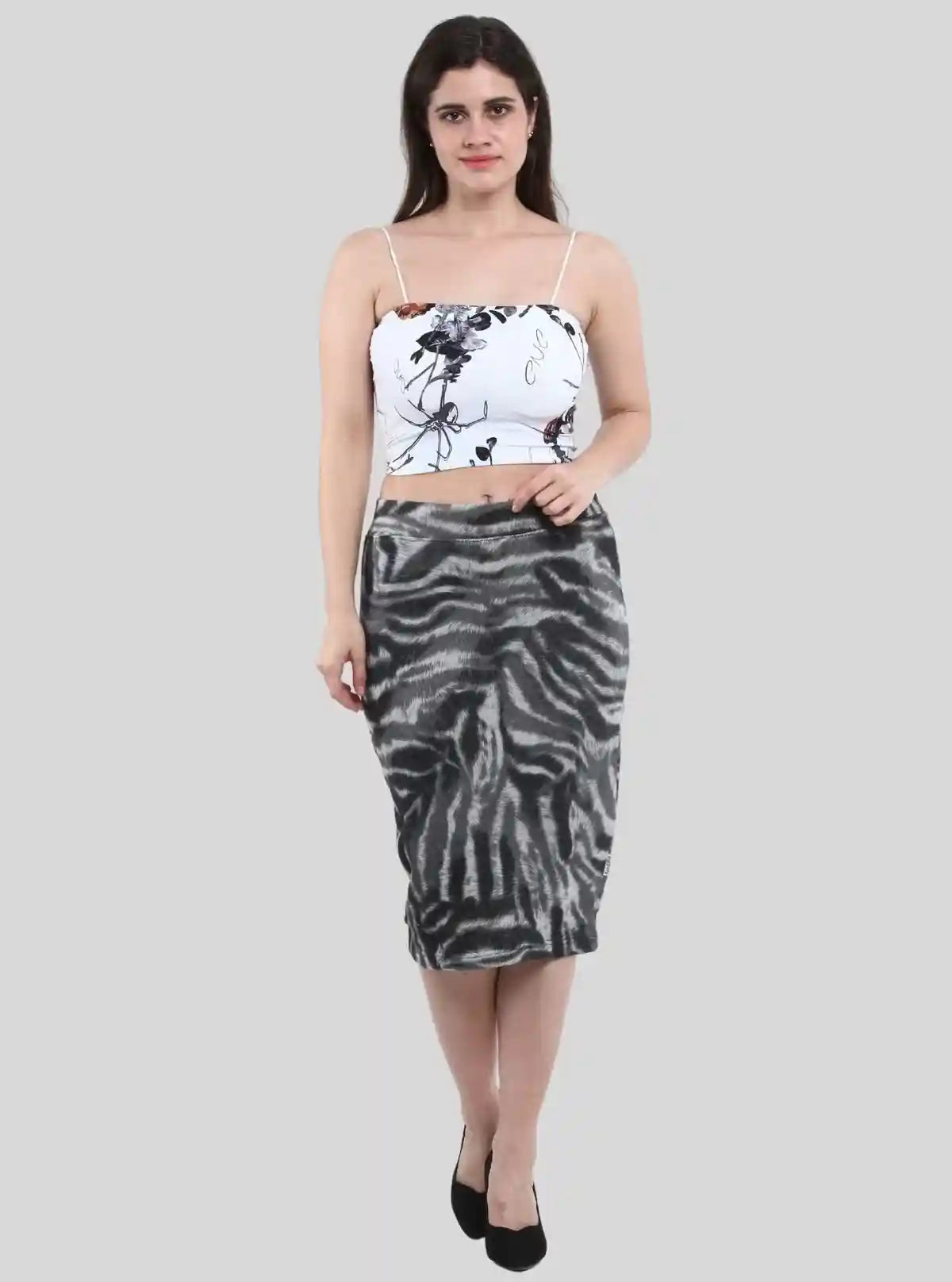 Women's Animal Print Cotton Fleece Skirt – Bold, Cozy & Stylish | Buy Online at  Boer and Fitch