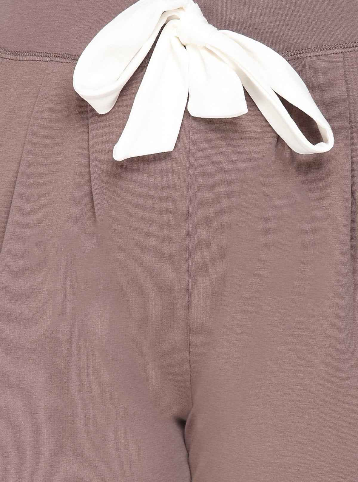 Women’s Brown Cotton Stretch Trousers – Sleek Fit & Everyday Comfort | Buy Online at  Boer and Fitch