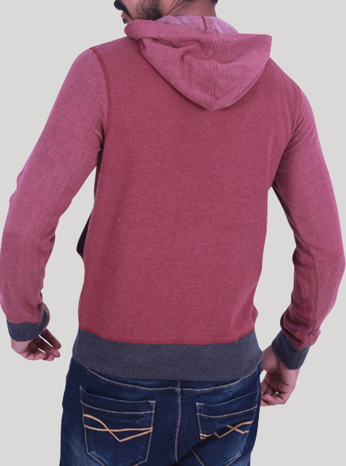 Burgundy Hooded Sweatshirt for Men – Casual Comfort by Boer and Fitch - Boer and Fitch