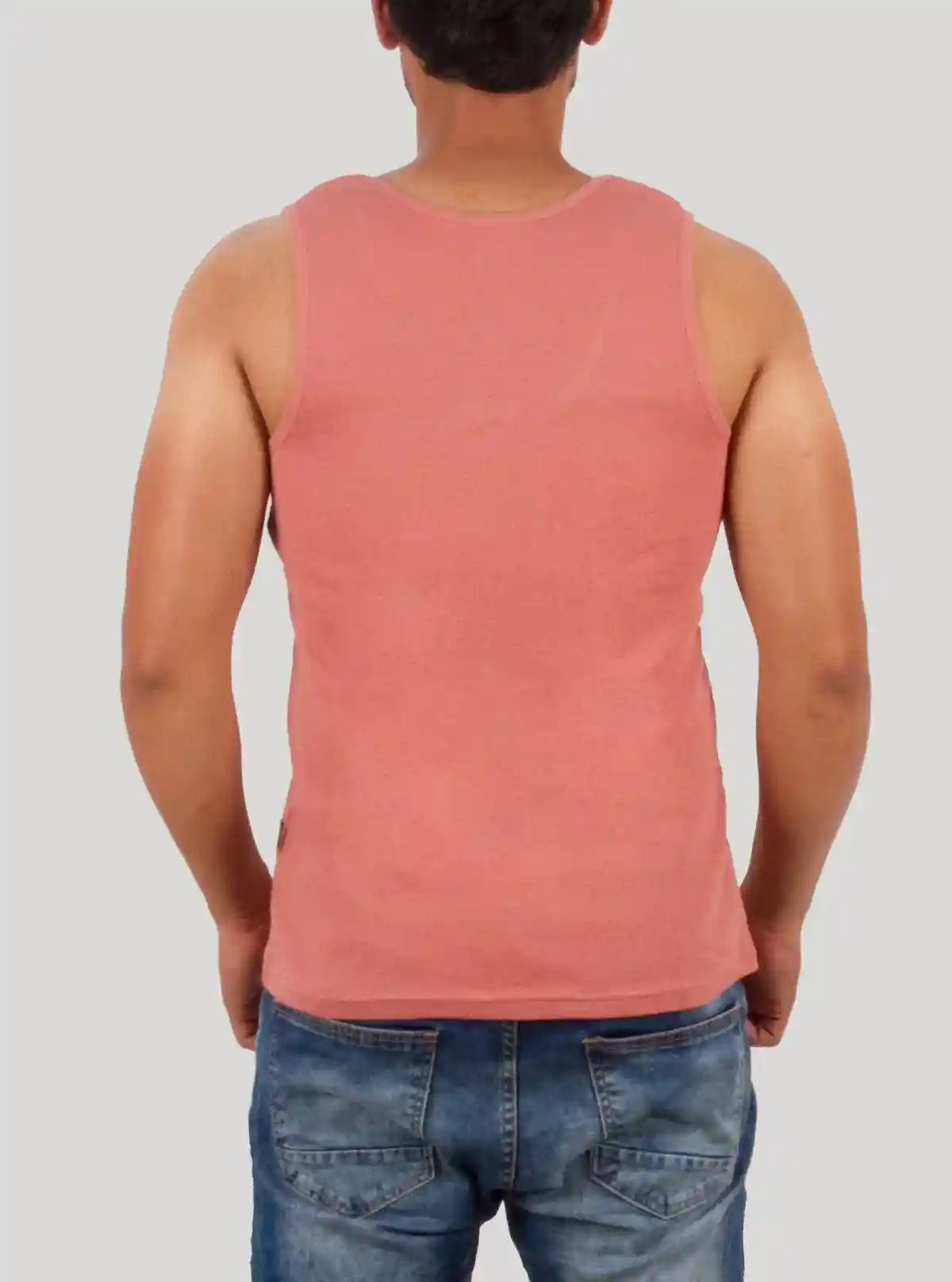 Coral Sleeveless T-Shirt for Men – Casual Summer Tee by Boer and Fitch | Buy Online at  Boer and Fitch