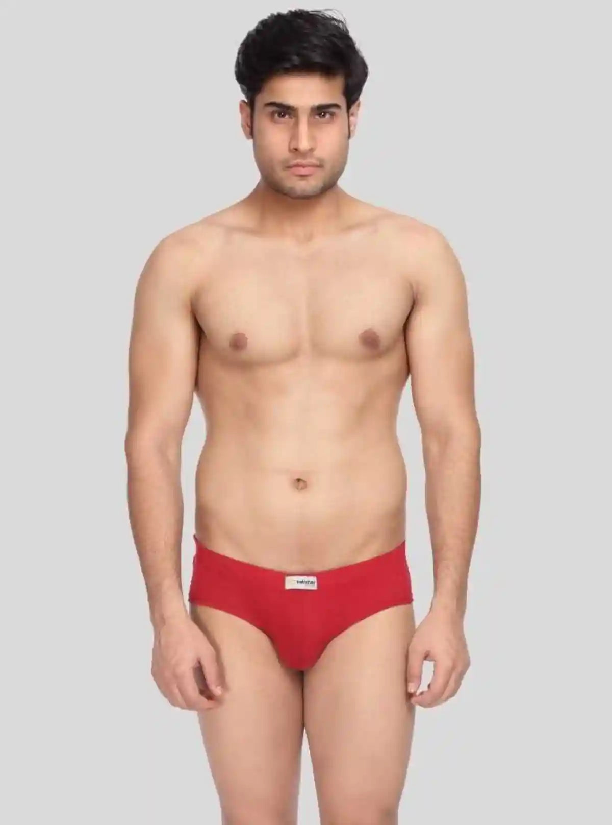 Men’s Red Cotton Briefs – Pack of 2 | Soft & Supportive Innerwear | Buy Online at  Boer and Fitch