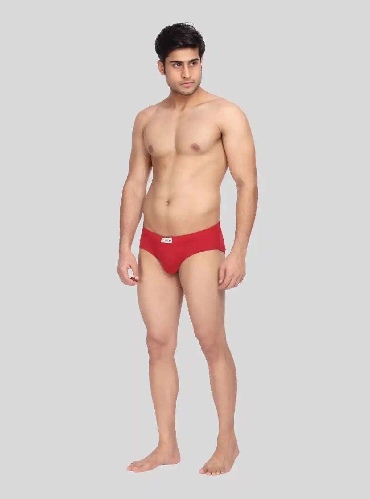 Men’s Red Cotton Briefs – Pack of 2 | Soft & Supportive Innerwear | Buy Online at  Boer and Fitch