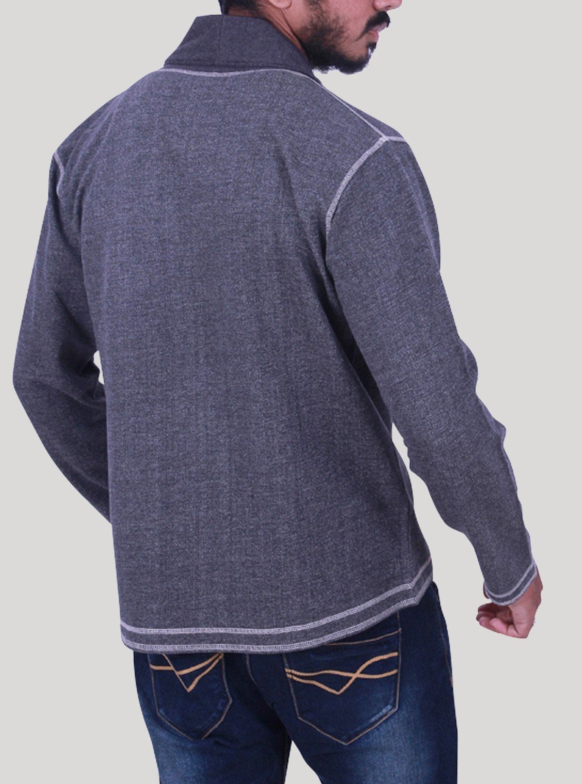 Charcoal Shawl Collar Cardigan Set – Boer and Fitch - Boer and Fitch