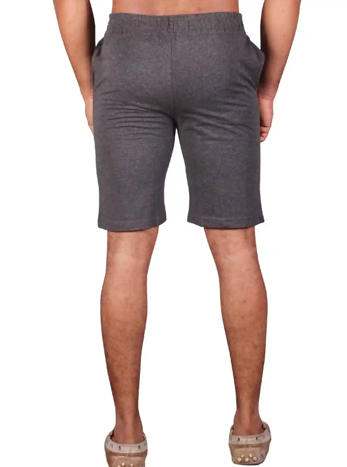 Charcoal Melange Jersey Shorts for Men – Casual Cotton Shorts by Boer and Fitch | Buy Online at  Boer and Fitch