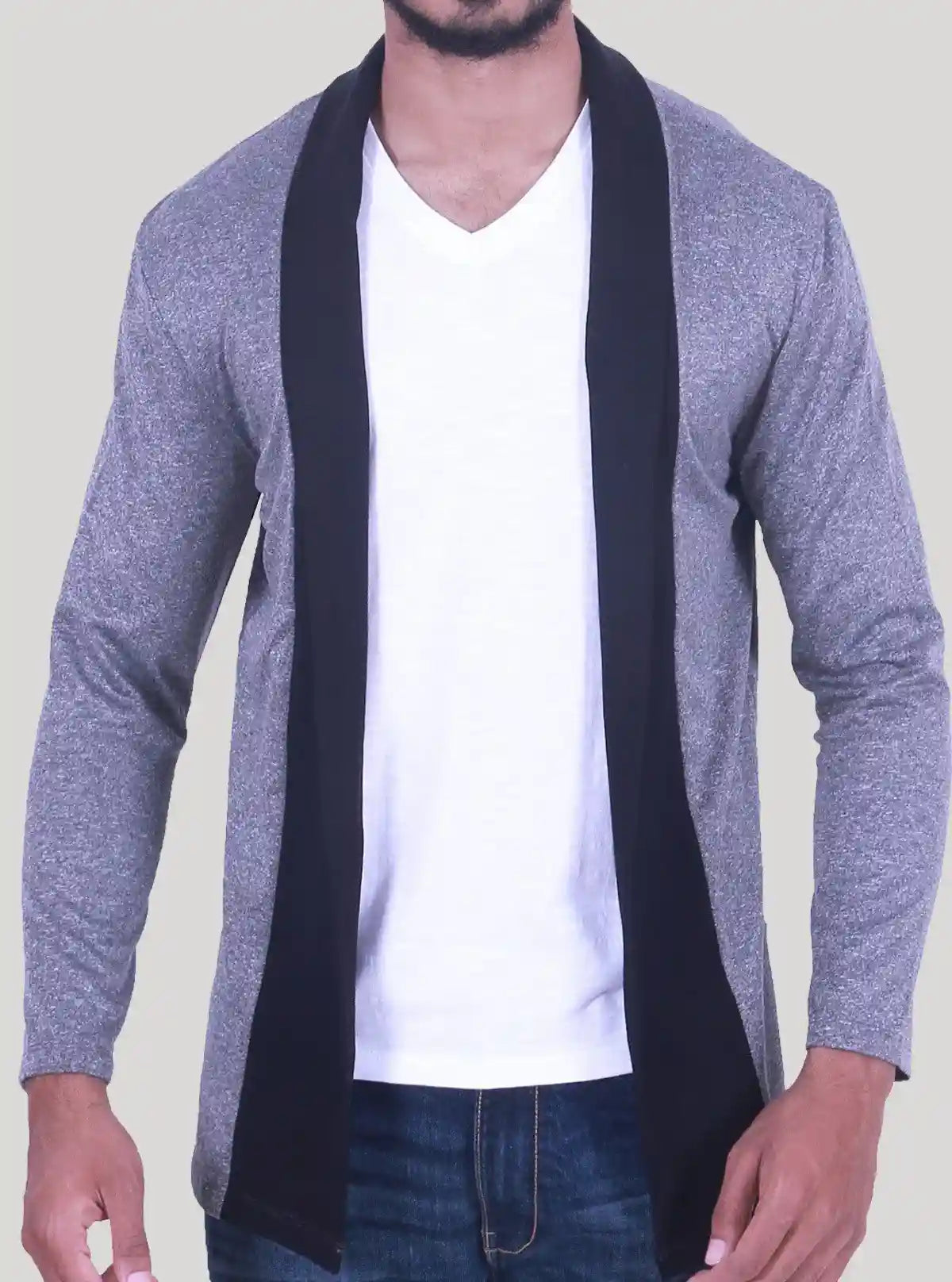 Charcoal Melange Ribbed Cardigan Set – Boer and Fitch | Buy Online at  Boer and Fitch