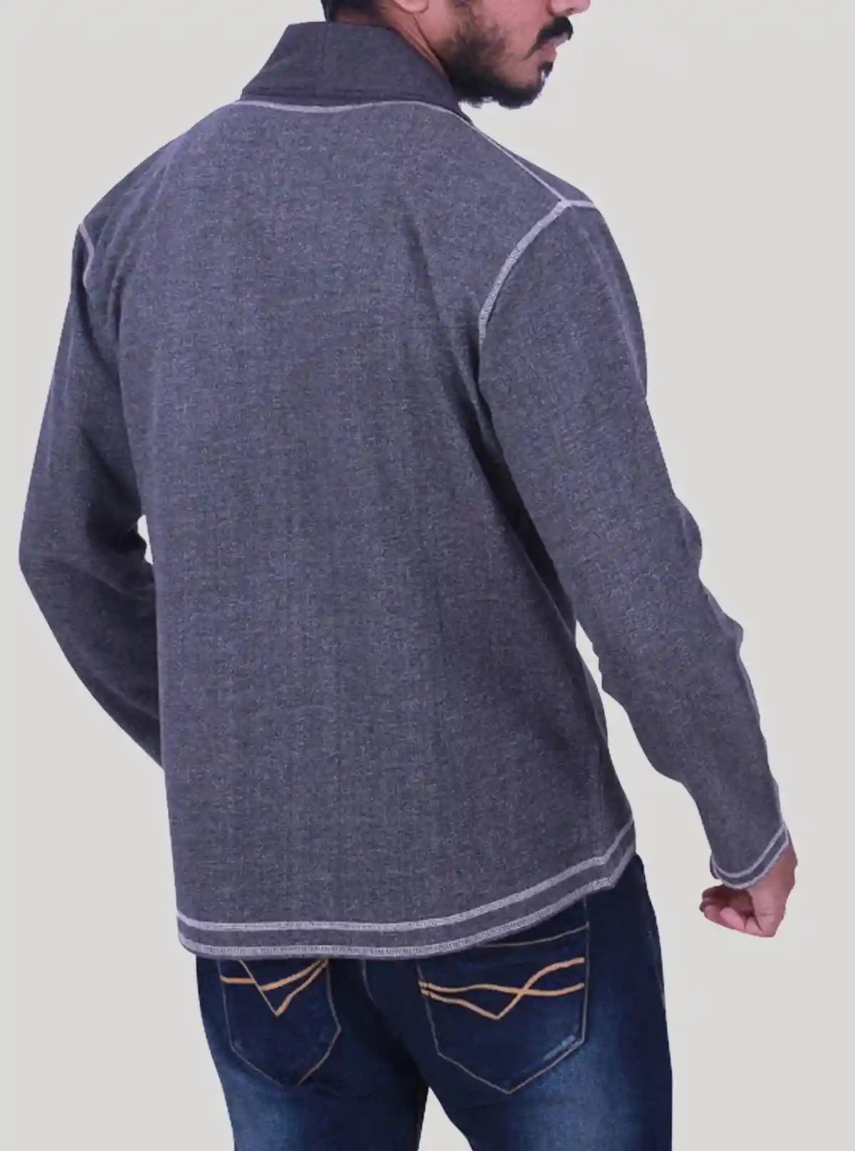 Charcoal Shawl Collar Cardigan Set – Boer and Fitch | Buy Online at  Boer and Fitch