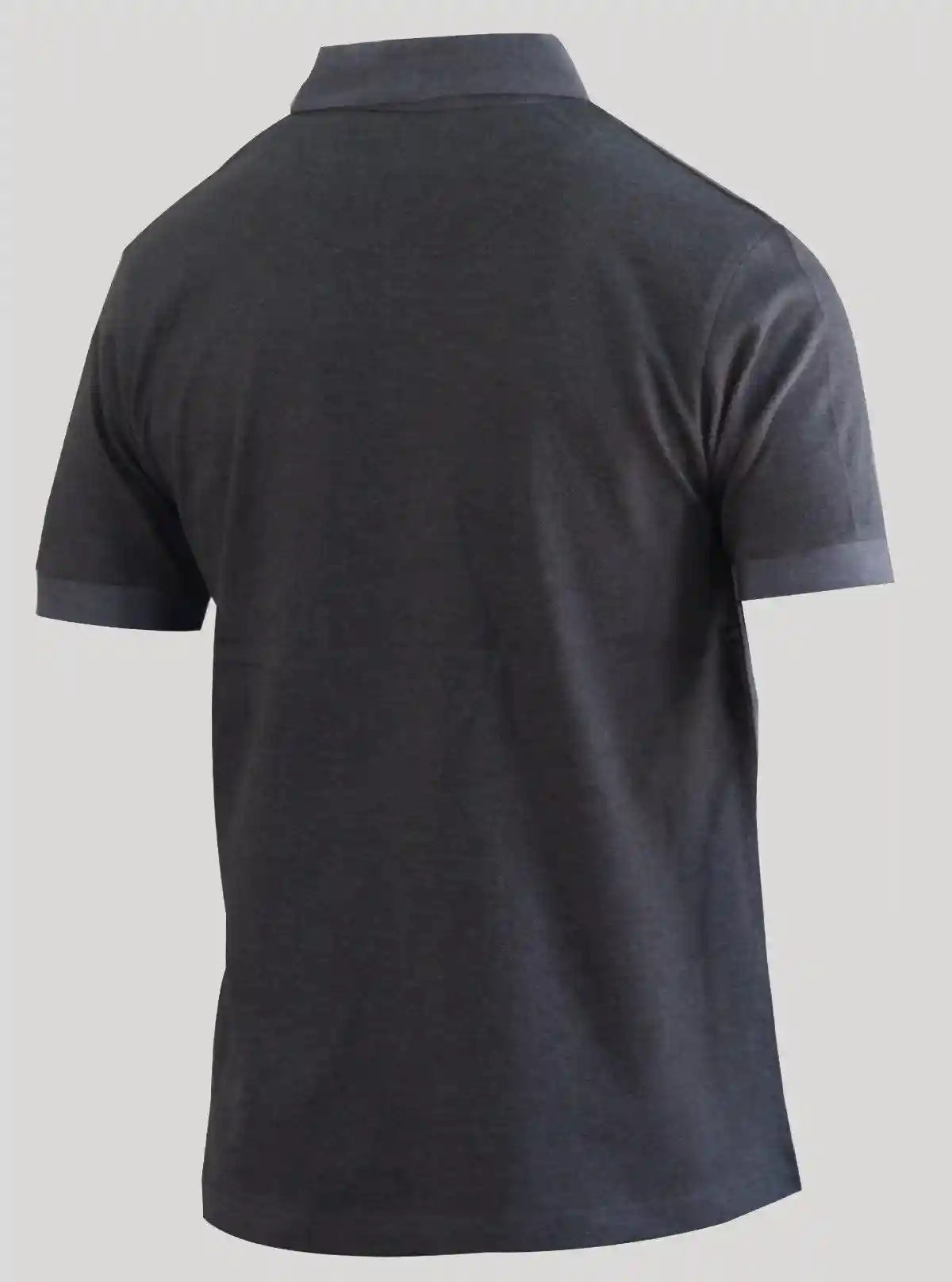 Dark Grey Melange Polo T-Shirt for Men – Casual Style by Boer and Fitch | Buy Online at  Boer and Fitch