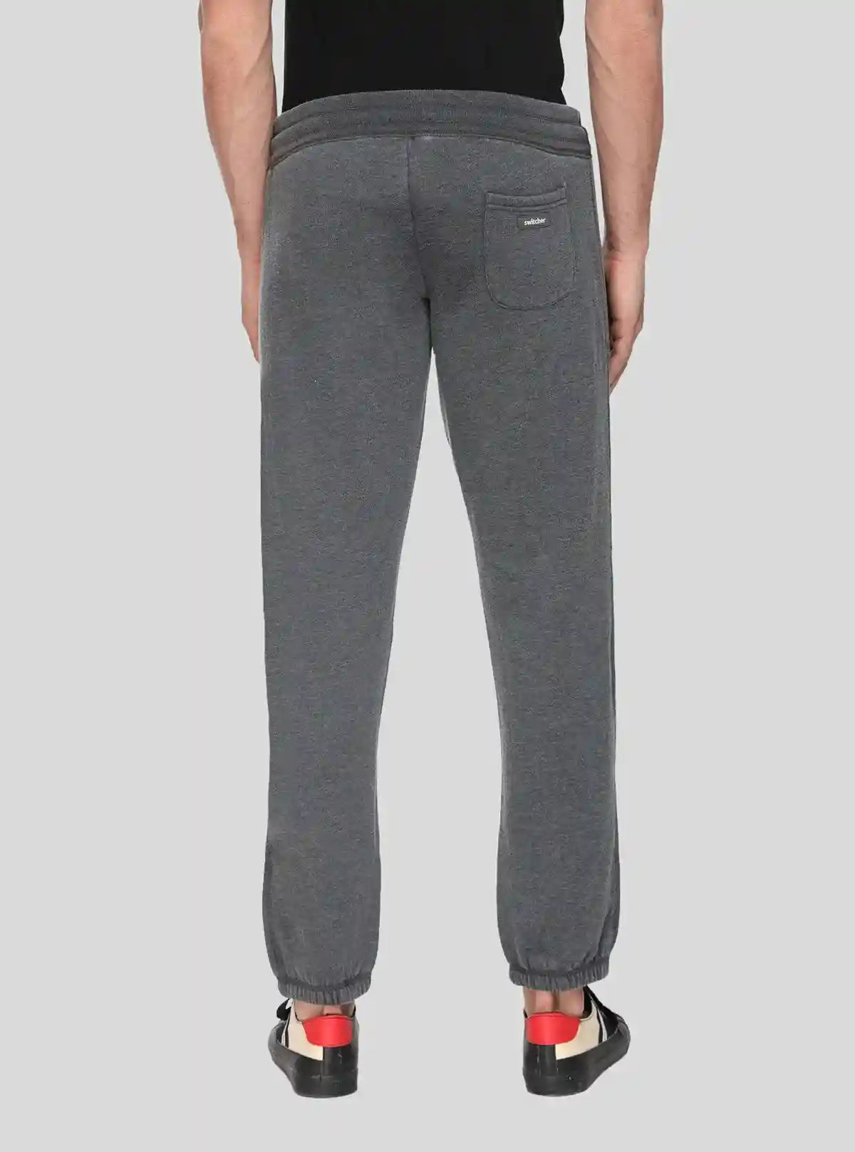 Men’s Charcoal Melange Cuffed Joggers – Sleek, Smart & Comfortable | Buy Online at  Boer and Fitch