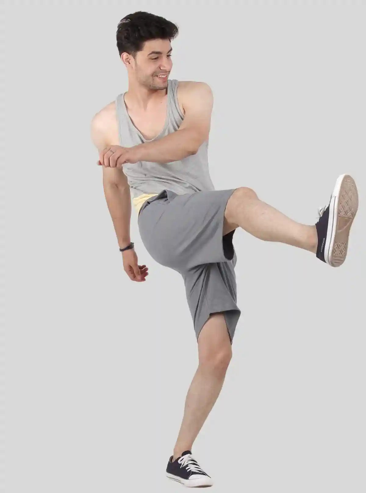 Men’s Yellow Casual Drop-Cut Sleeveless Vest – Bold, Lightweight Streetwear | Buy Online at  Boer and Fitch