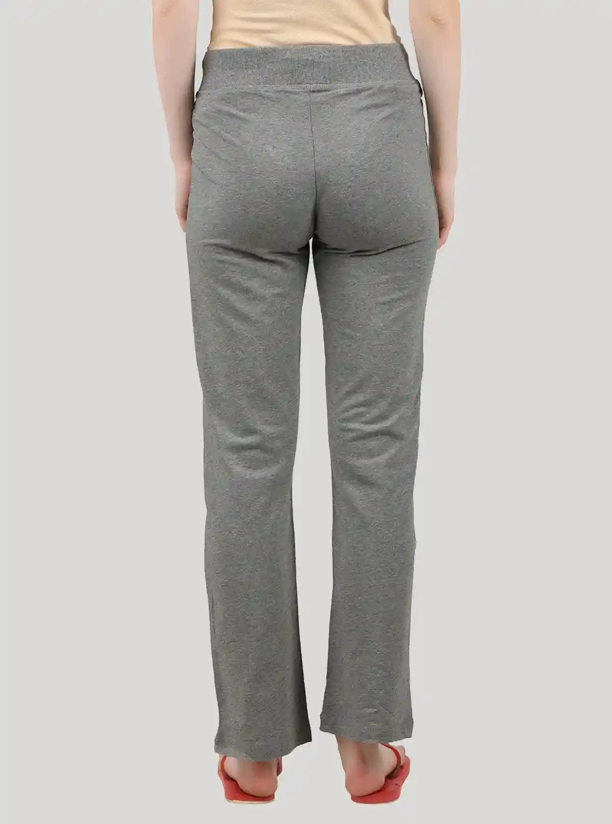 Women’s Charcoal Melange Stretch Jogging Pant in Cotton Fleece Fabric | Buy Online at  Boer and Fitch
