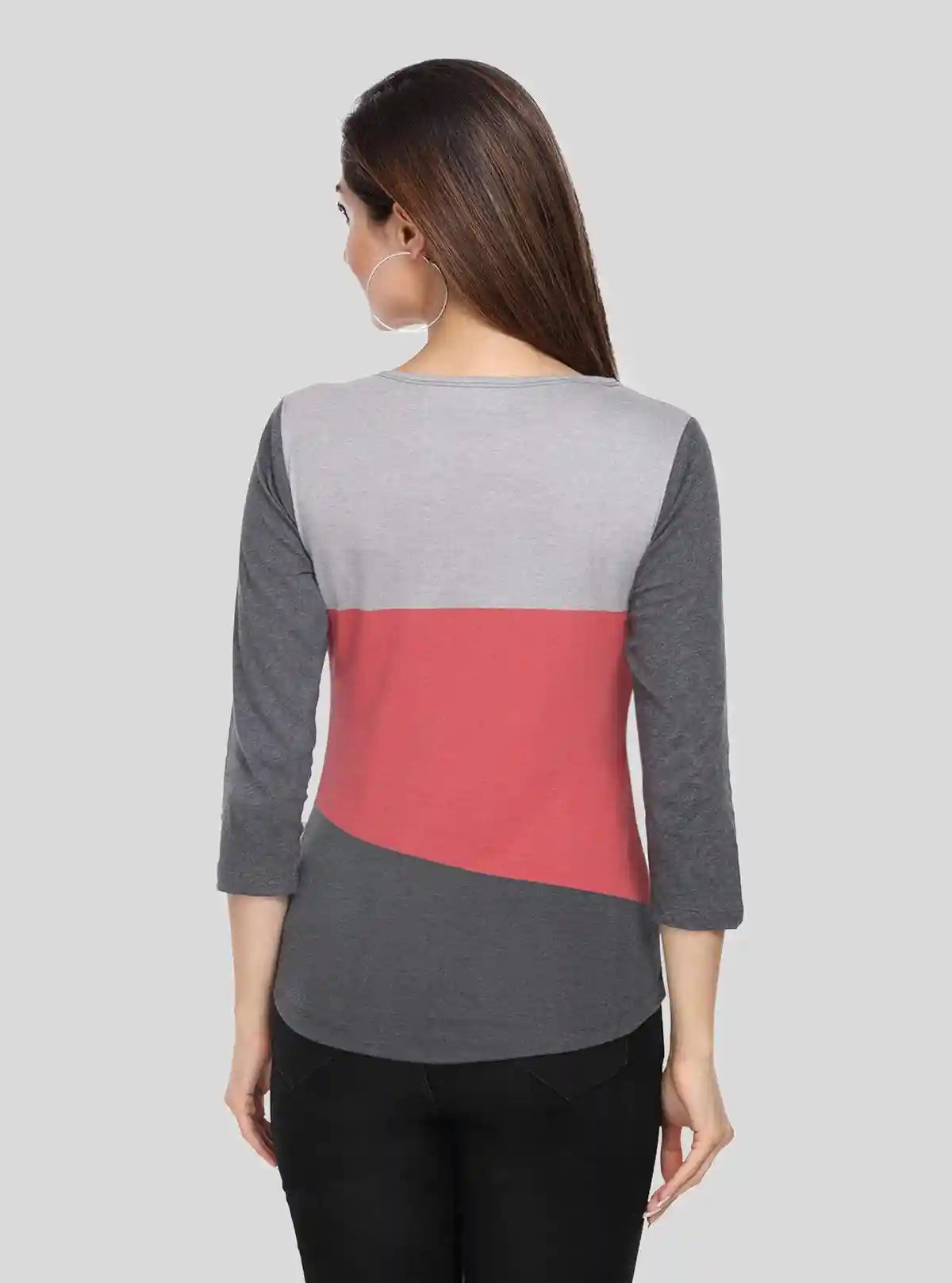 Women's Elegant Tri-Colour Top – Stylish & Modern Wear by Boer & Fitch | Buy Online at  Boer and Fitch