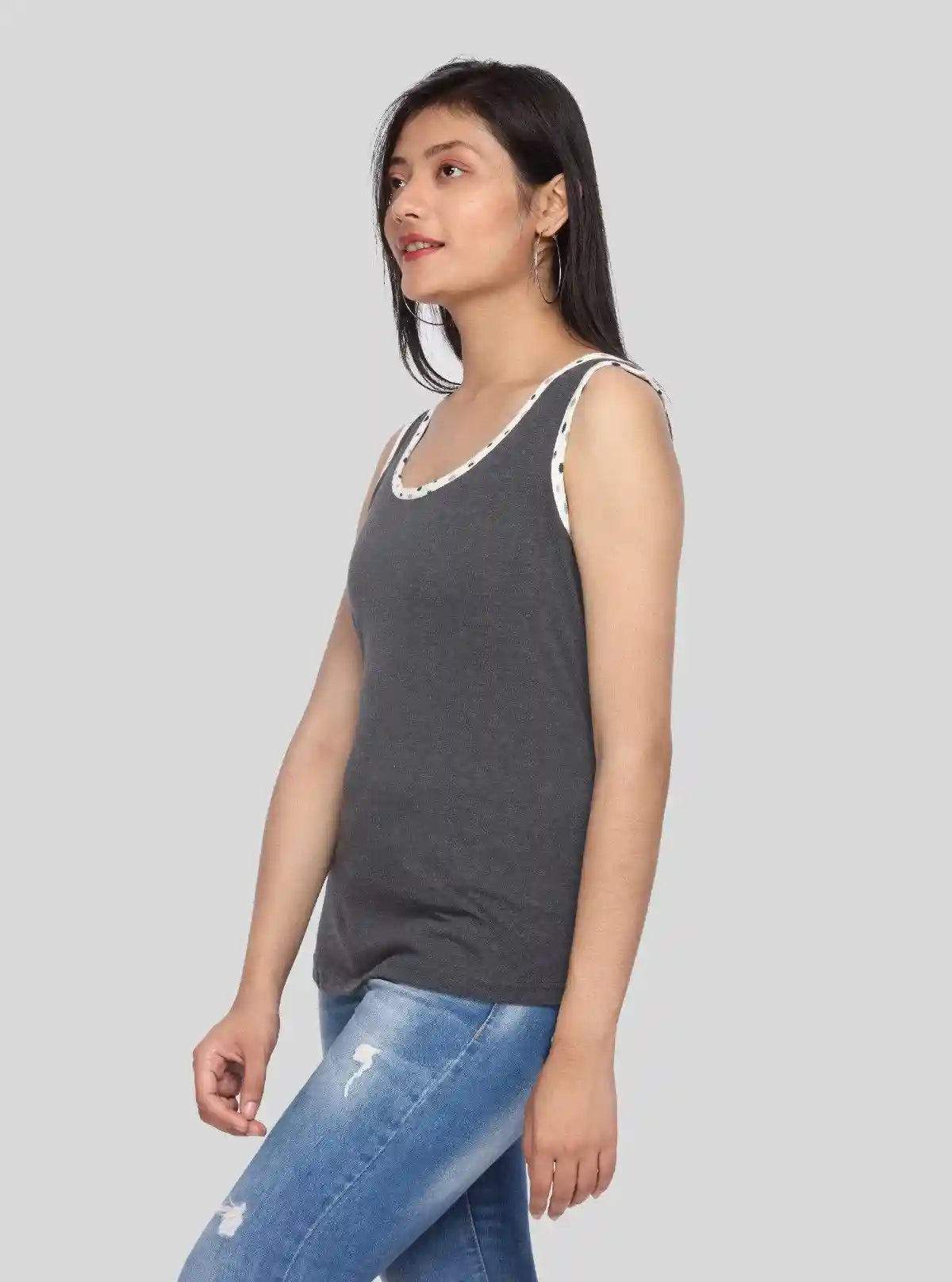 Women’s Dark Melange Tank Top – Boer and Fitch | Buy Online at  Boer and Fitch