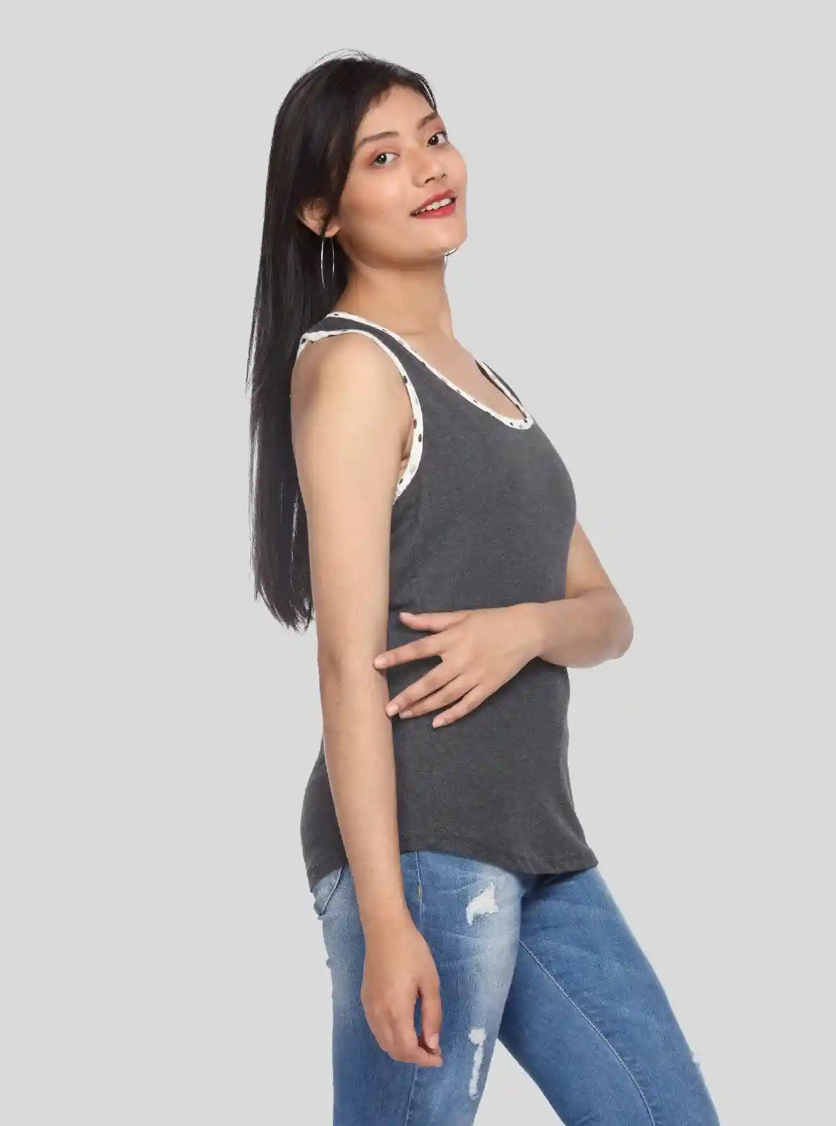 Women’s Dark Melange Tank Top – Boer and Fitch | Buy Online at  Boer and Fitch
