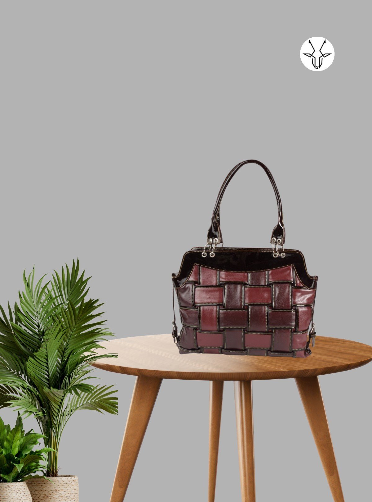 Classic Brown Twisted Leather Bag – Timeless Handcrafted Elegance for Every Occasion - Boer and Fitch