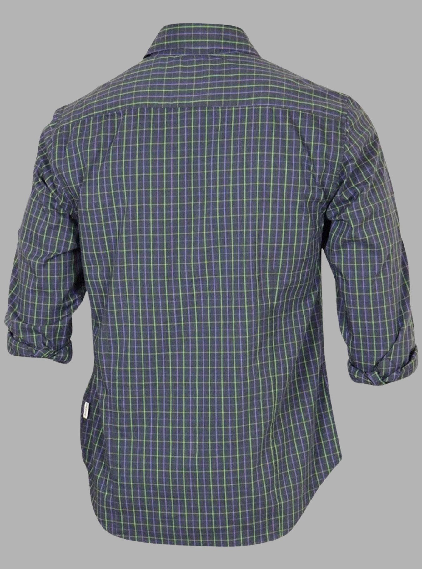 Classic Checked Slim Fit Full Sleeve Shirt for Men – Casual & Smart by Boer and Fitch - Boer and Fitch