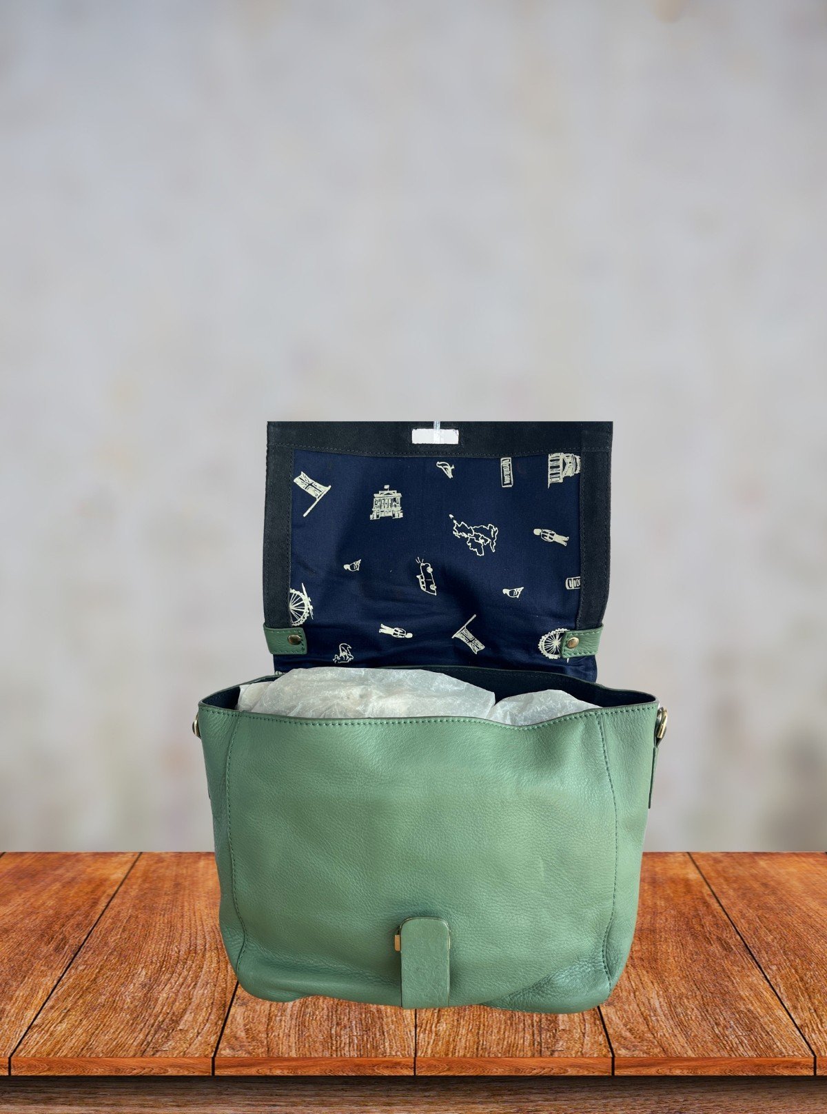 Classic Green Checkered Handheld Bag – Chic Tartan - Inspired Style by Boer & Fitch - Boer and Fitch
