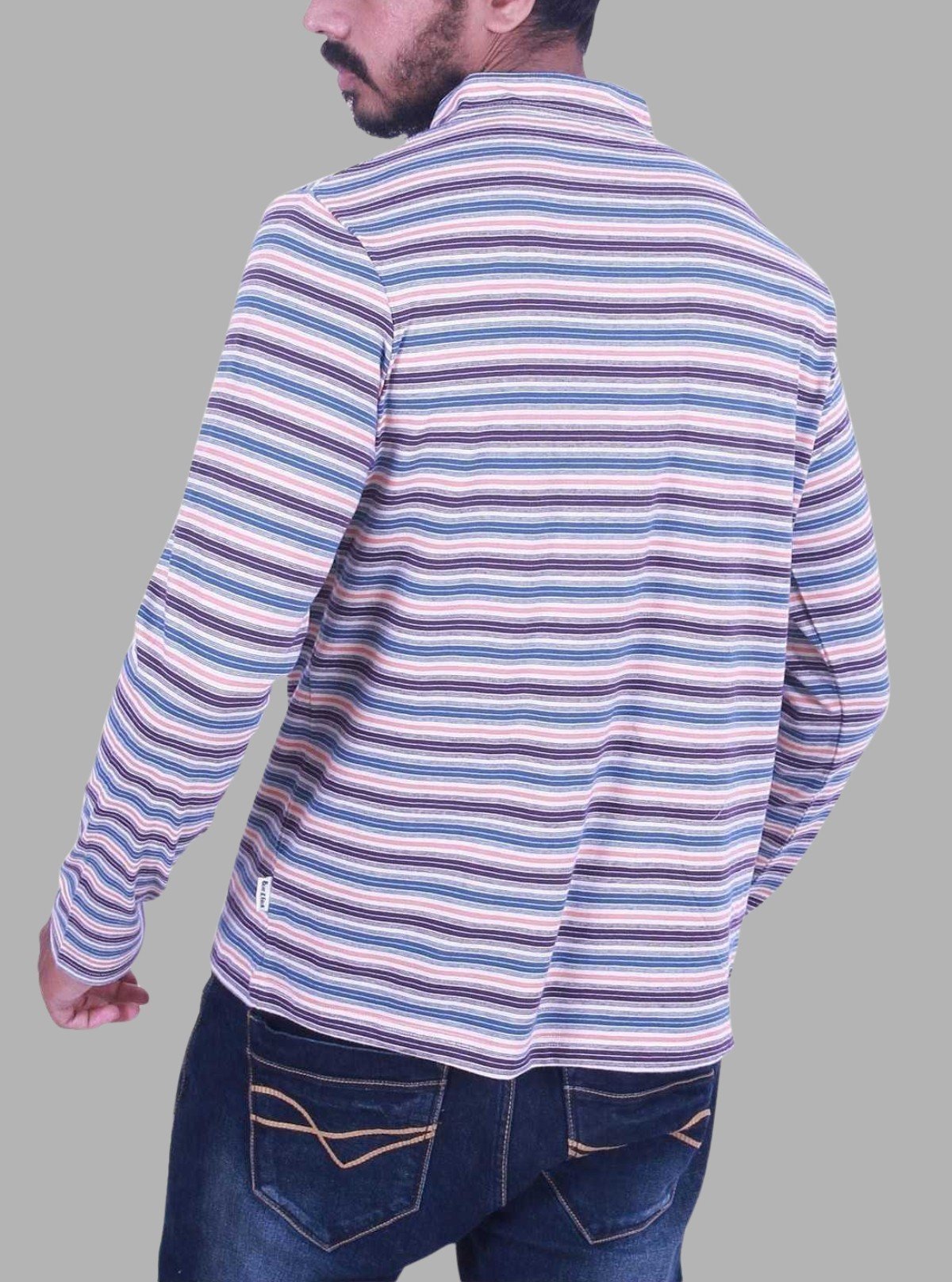 Classic Striped Henley T-Shirt for Men – Boer and Fitch - Boer and Fitch