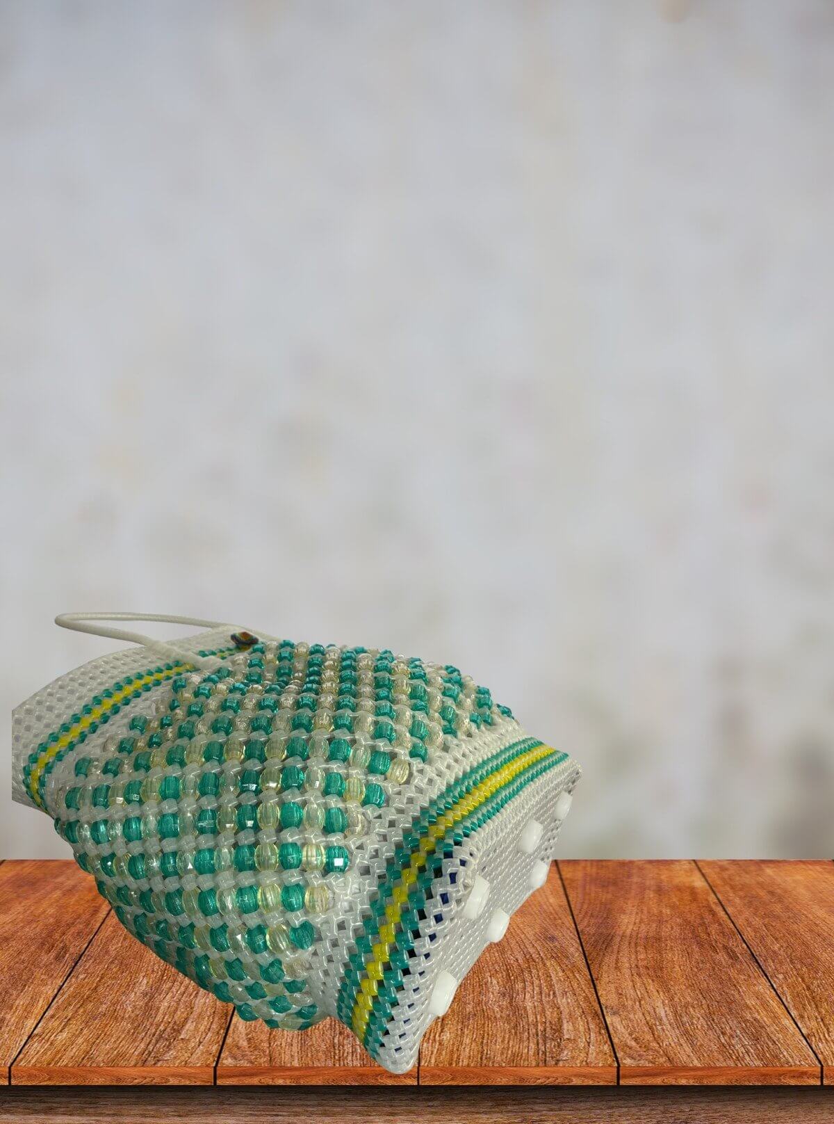 Coastal Chic Handmade Beaded Tote Bag – Stylish Sustainable Accessory - Boer and Fitch