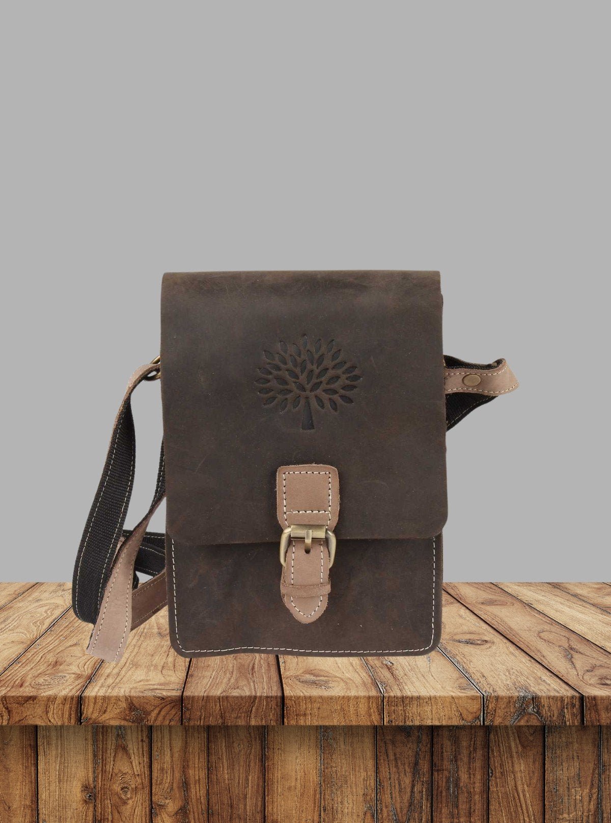 Dark Grey Leather Bag – Boer and Fitch - Boer and Fitch