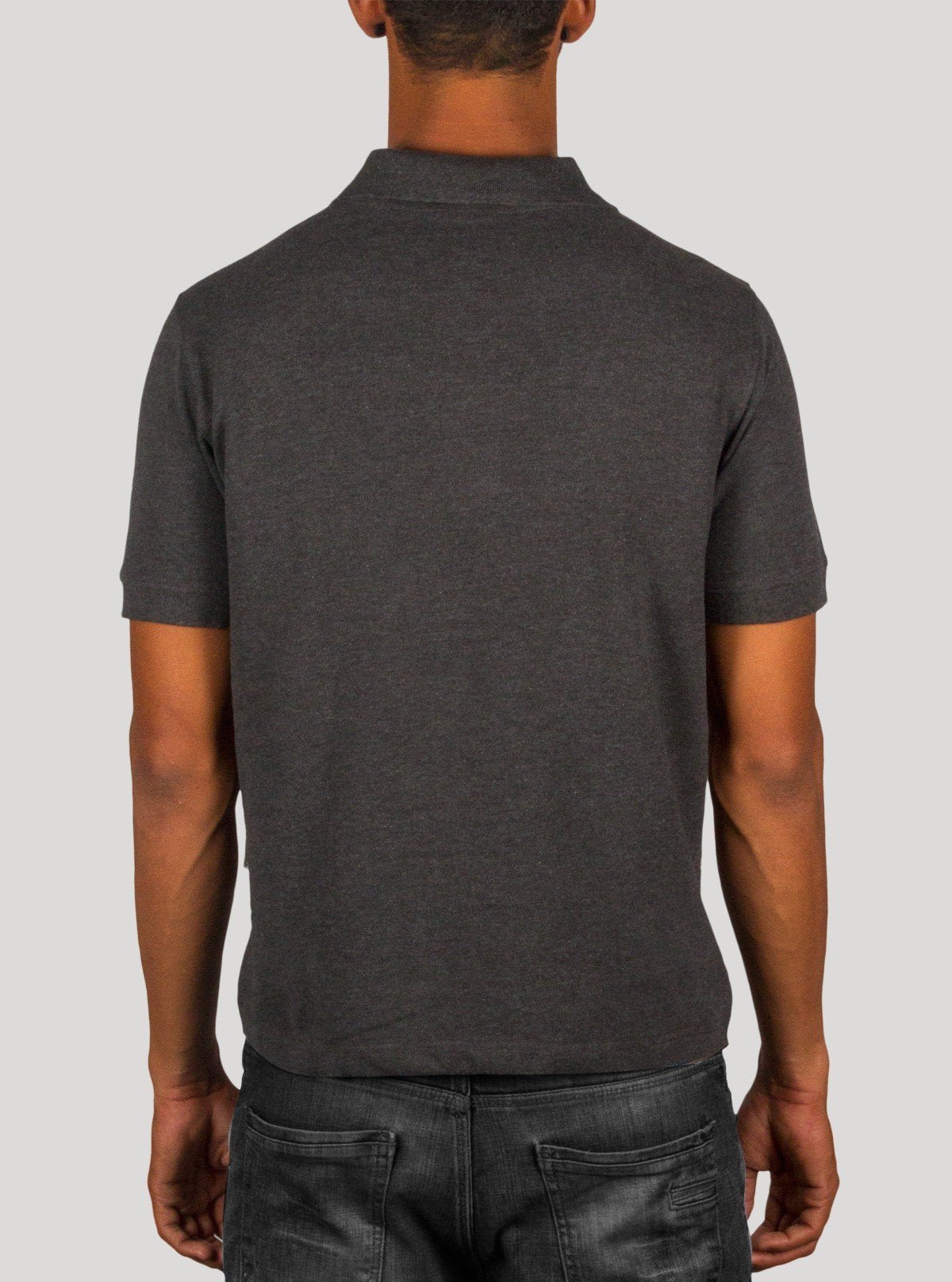 Dark Melange Red Striped Polo T-Shirt – Premium Cotton by Boer and Fitch - Boer and Fitch