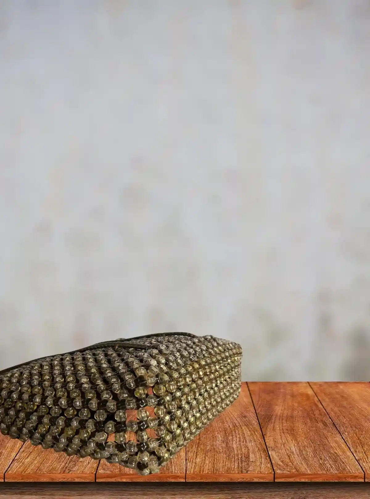 Bamboo with Gold Handmade Beaded Tote Bag with Zip – Stylish Eco Tote from Boer and Fitch | Buy Online at gep32c-qs.myshopify.com