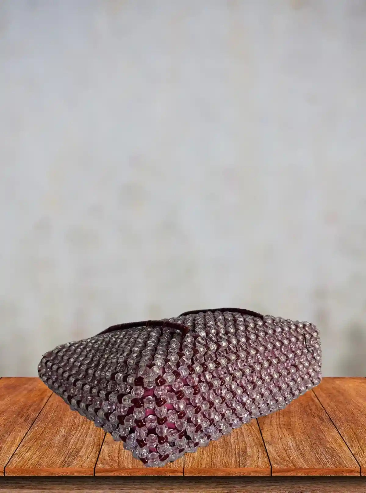 Burgundy Handmade Beaded Tote Bag with Zip – Elegant Fashion Accessory from Boer and Fitch | Buy Online at gep32c-qs.myshopify.com