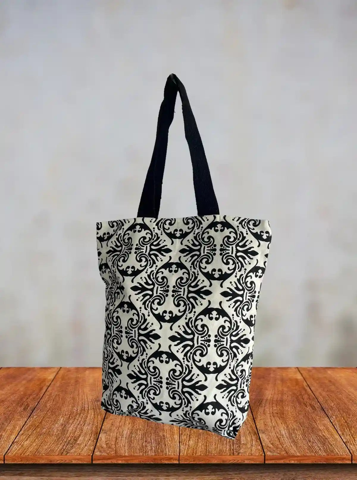 Geometric Printed Cotton Bag – Stylish Eco-Friendly Shopping Tote from Boer and Fitch | Buy Online at gep32c-qs.myshopify.com