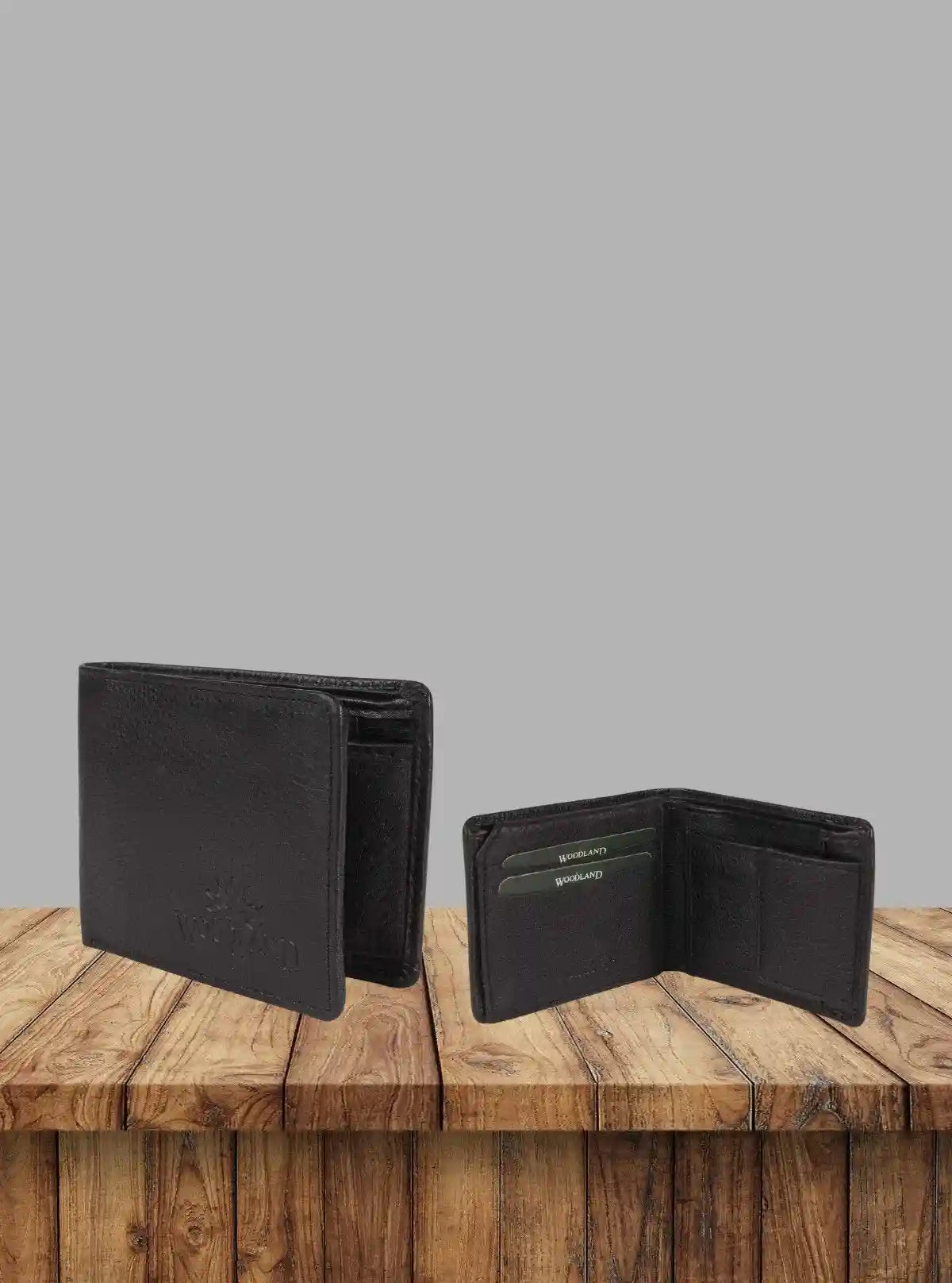 Men’s Black Two Fold Leather Wallet by Boer and Fitch – Classic & Durable | Buy Online at  Boer and Fitch