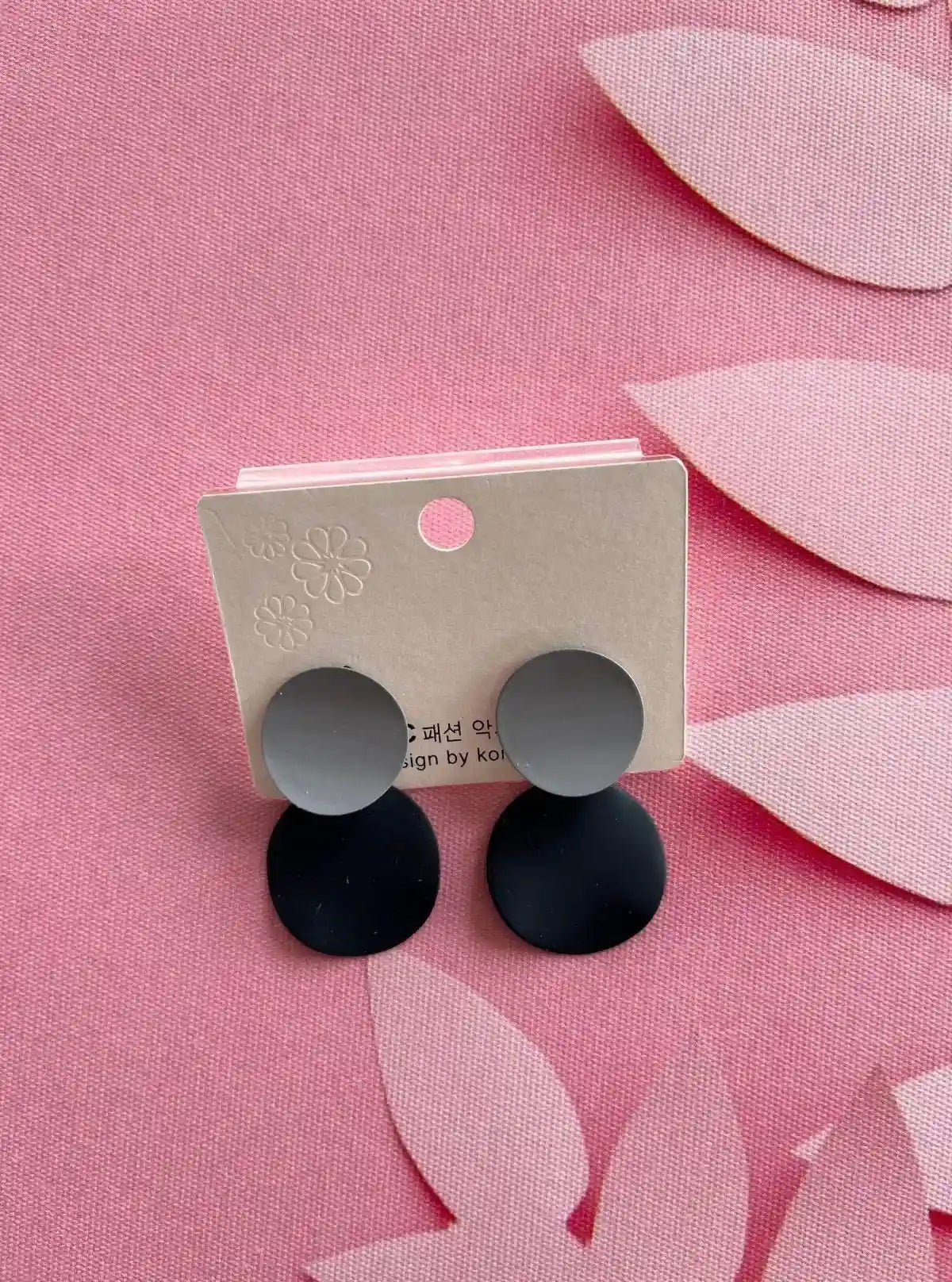Modern Grey & Black Geometric Earrings for Women – Bold Style by Boer and Fitch | Buy Online at  Boer and Fitch