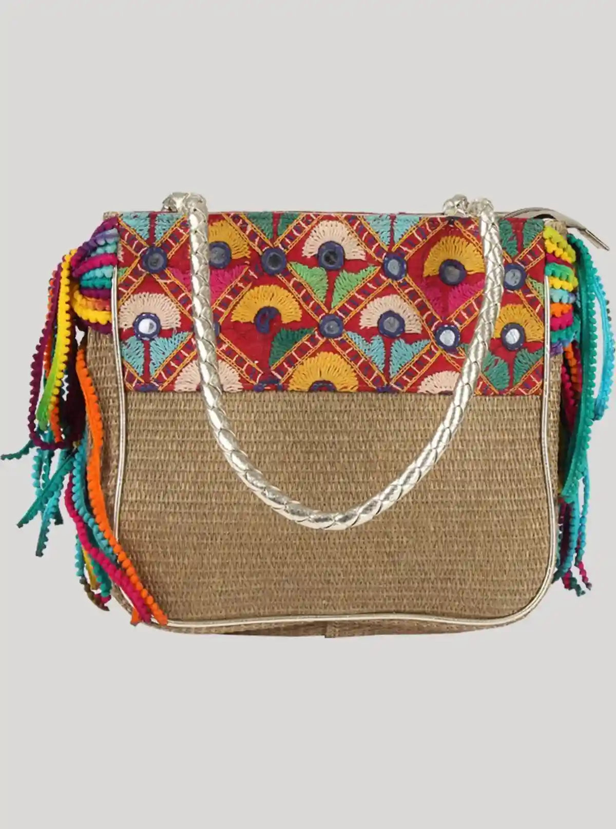 Multicolor Handy Designer Bag – Bold, Compact & Fashion-Forward Accessory | Buy Online at  Boer and Fitch