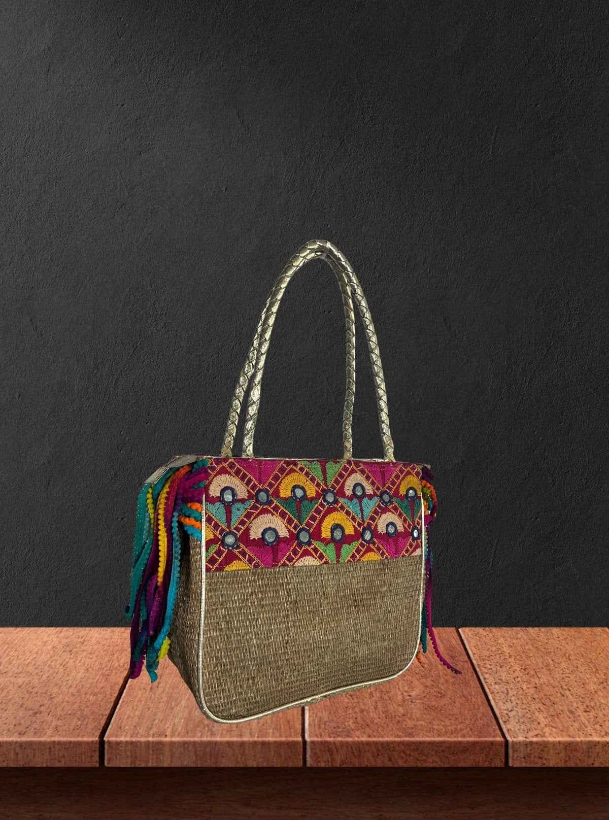 Multicolor Handy Designer Bag – Bold, Compact & Fashion-Forward Accessory | Buy Online at  Boer and Fitch