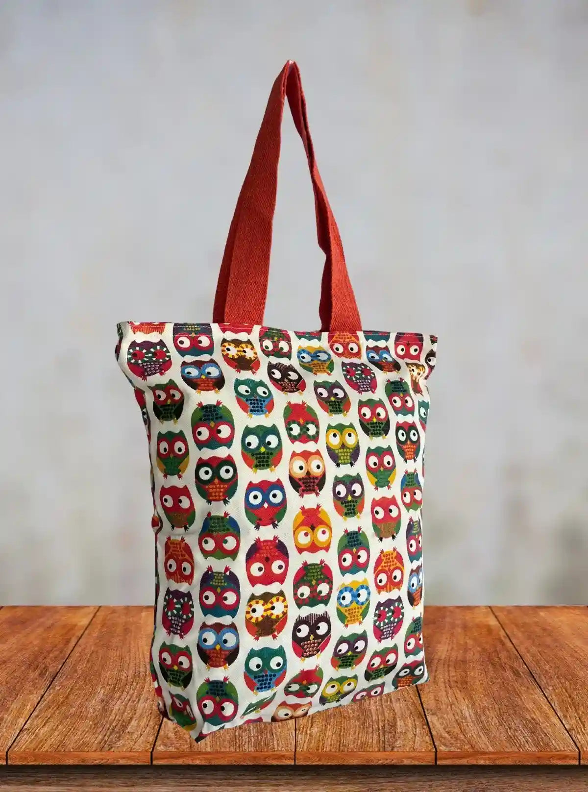 Orange Mighty Owl Printed Bag – Bold, Artistic Tote by Boer and Fitch | Buy Online at  Boer and Fitch