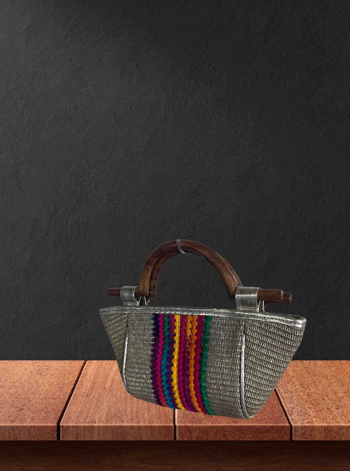 Silver Knit Handy Tote Bag – Chic Metallic Knit Style by Boer and Fitch | Buy Online at  Boer and Fitch