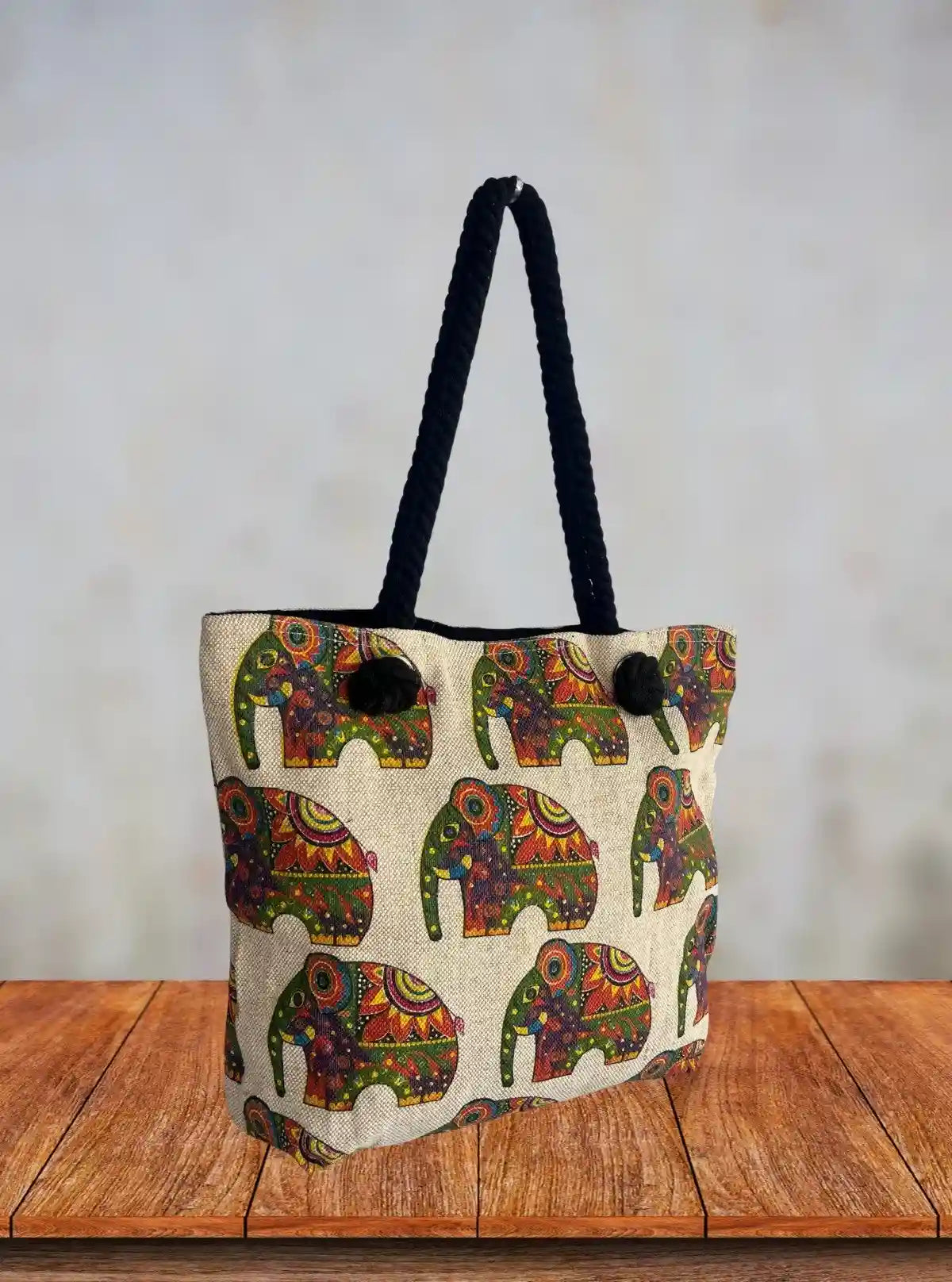 Stylish Mandala Elephant Printed Canvas Bag – Boho Chic Tote by Boer and Fitch | Buy Online at  Boer and Fitch
