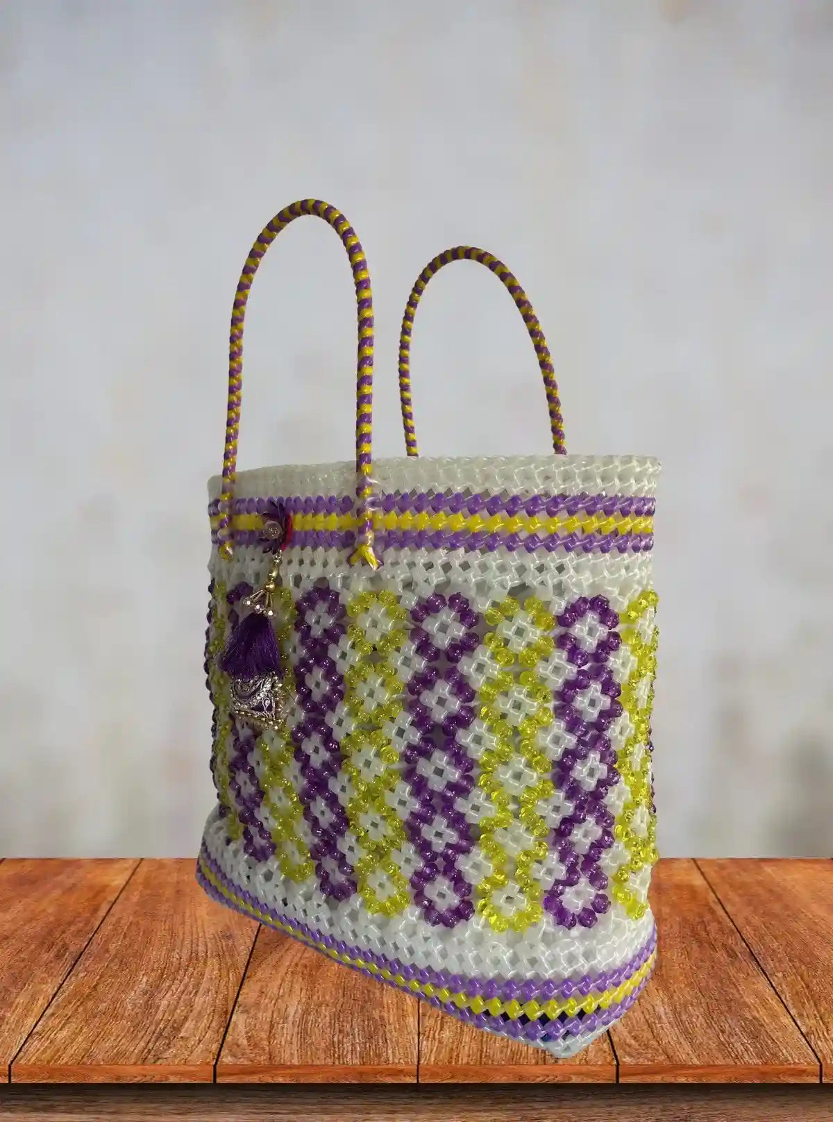 Sunshine Handmade Beaded Tote Bag – Bright & Stylish Artisan Accessory from Boer and Fitch | Buy Online at gep32c-qs.myshopify.com