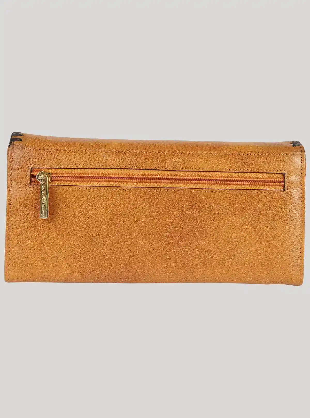 Tan Soft Leather Designer Clutch Wallet – Stylish & Functional Luxury | Buy Online at  Boer and Fitch
