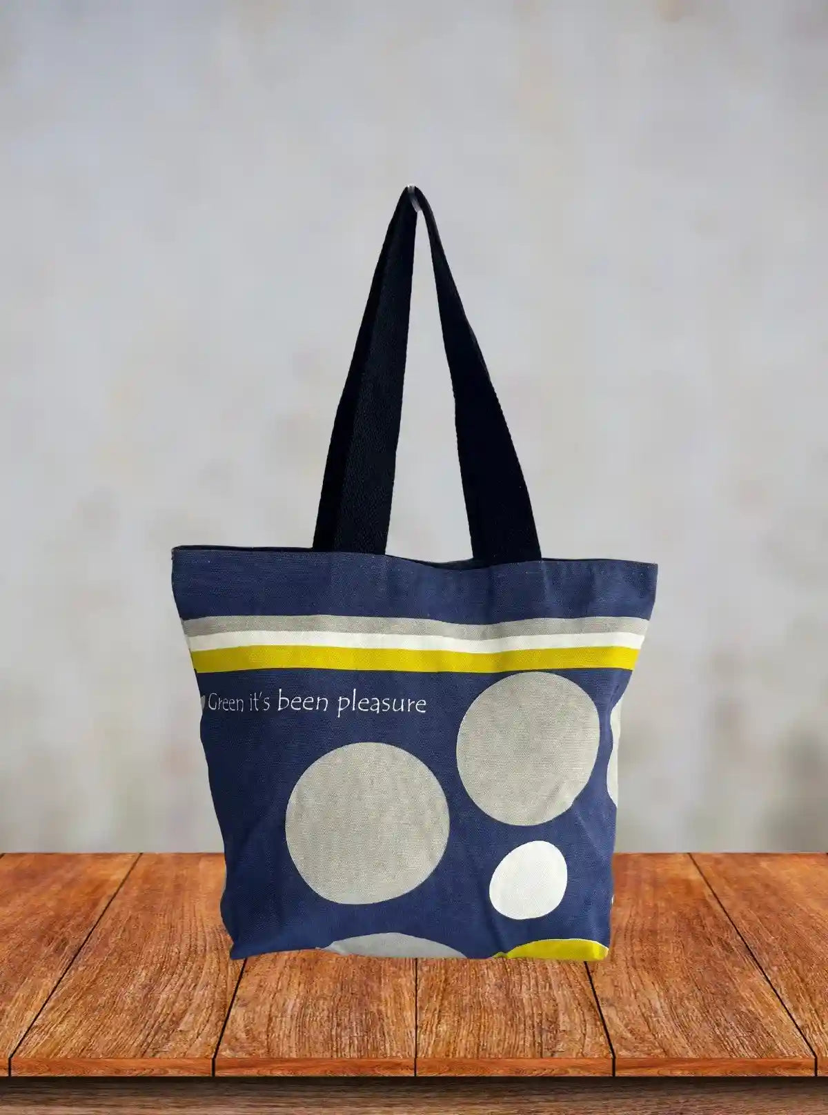 Trendy Blue Graphic Print Tote Bag for Everyday Style & Utility | Buy Online at  Boer and Fitch