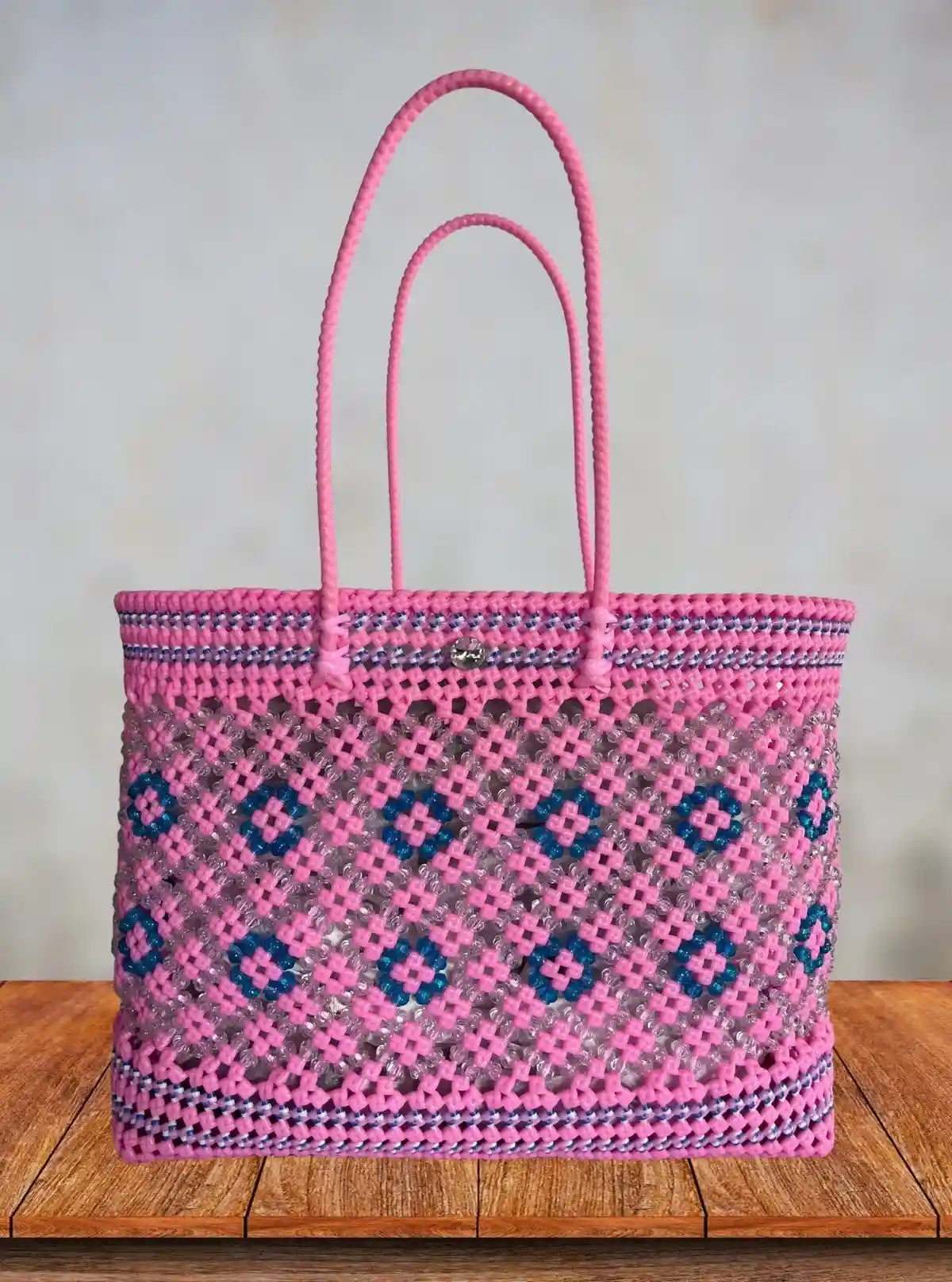Women’s Handmade Pink Wire Shopping Bag – Stylish & Eco-Friendly by Boer and Fitch from Boer and Fitch | Buy Online at gep32c-qs.myshopify.com