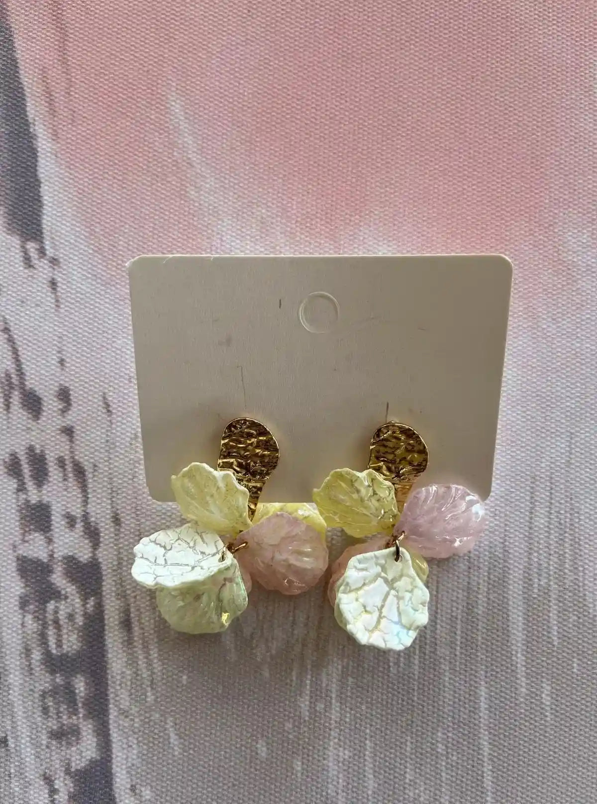 Women’s Multi-Color Flower Drop Earrings – Vibrant & Trendy Style | Buy Online at  Boer and Fitch