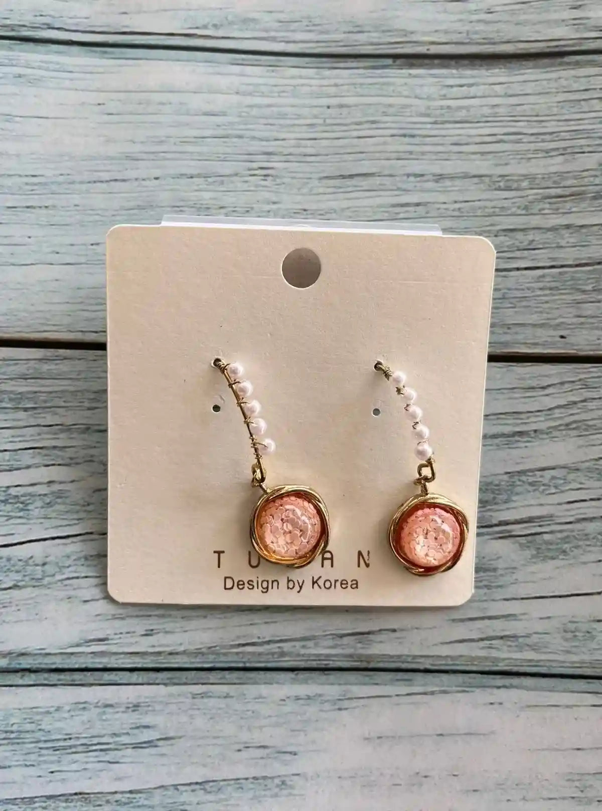 Women’s Pearl Simulated Geometric Earrings – Elegant & Modern Style | Buy Online at  Boer and Fitch