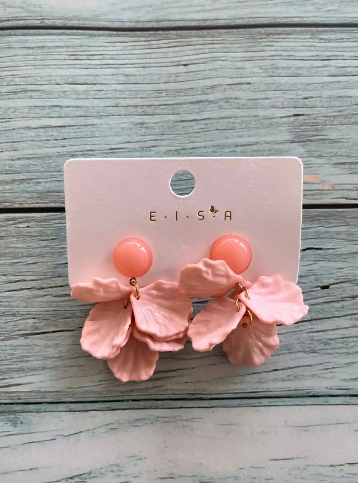 Women’s Pink Flower Drop Earrings – Elegant & Playful Style | Buy Online at  Boer and Fitch