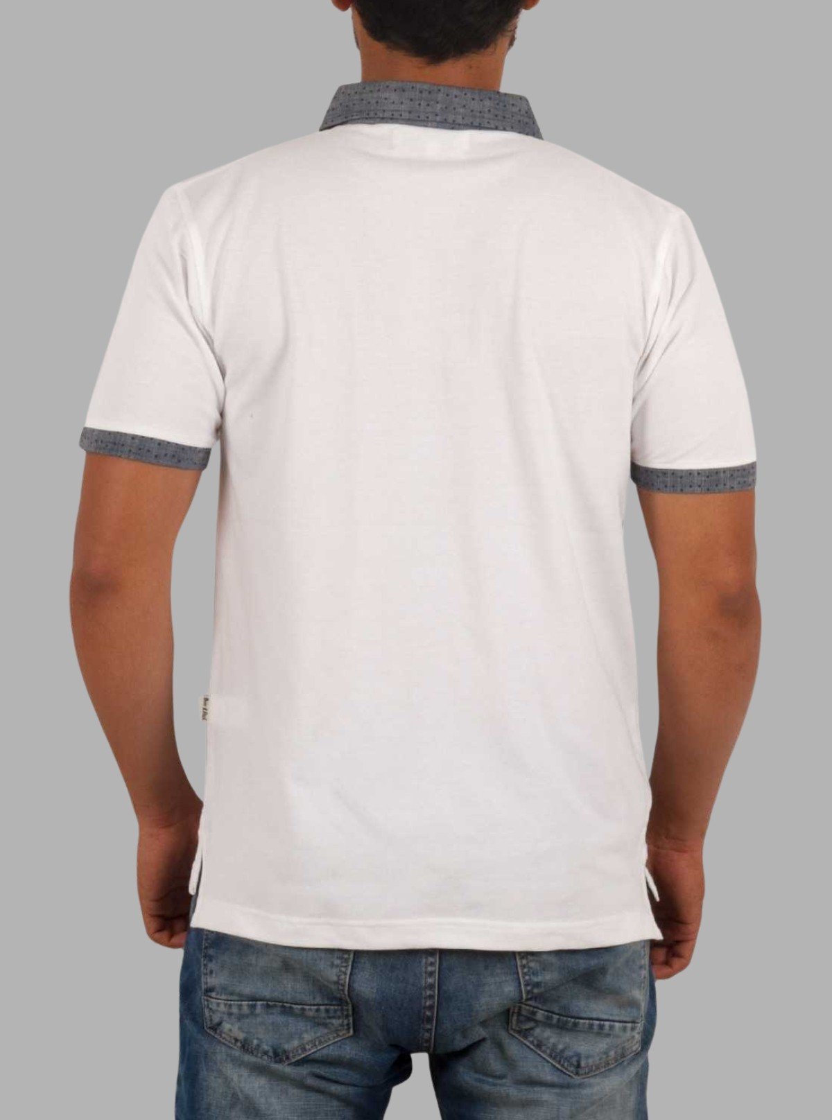 Denim Pique Polo T-Shirt for Men – Classic Cotton Polo by Boer and Fitch - Boer and Fitch