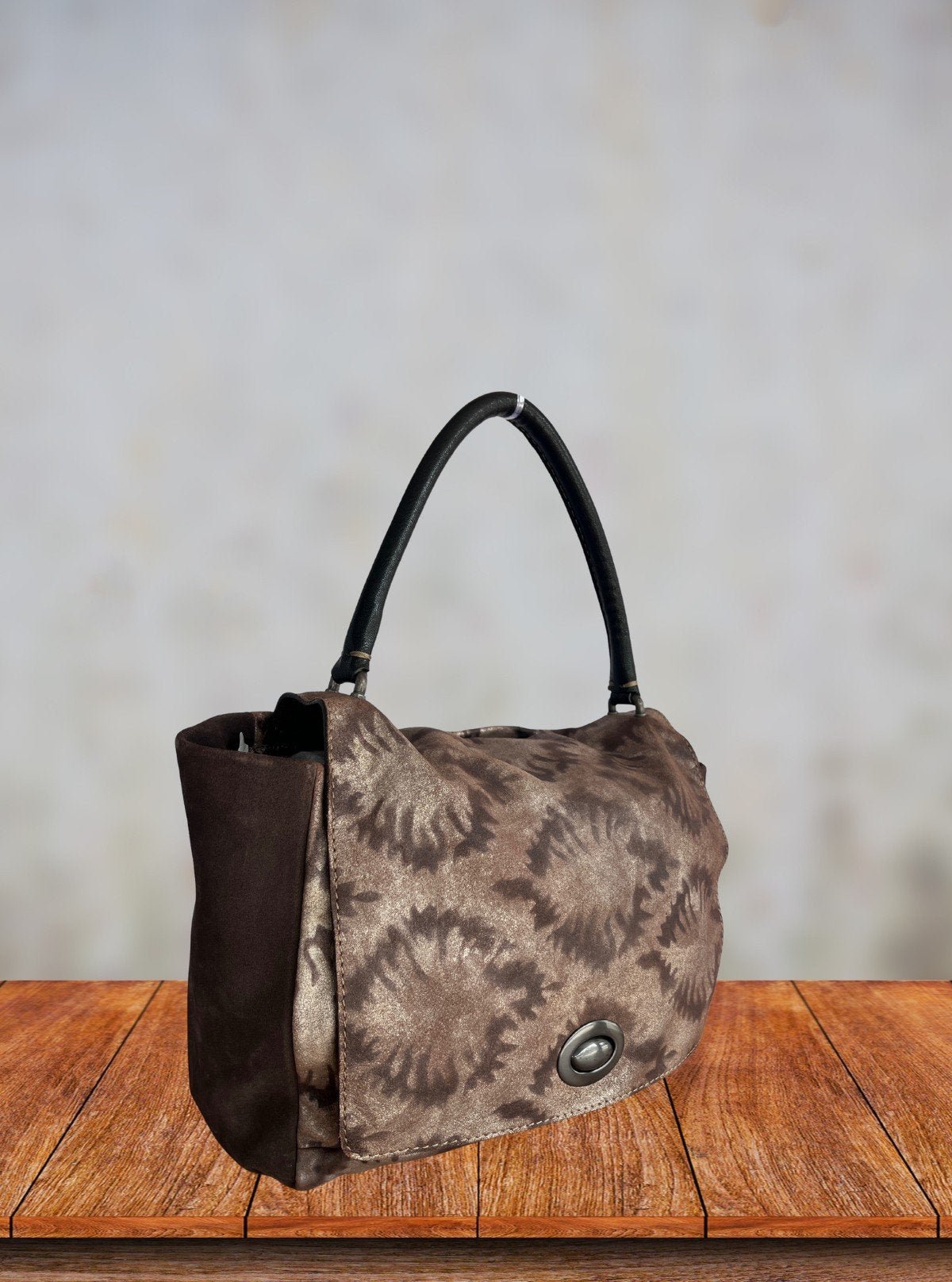 Elegant Handheld Snake Skin Bag – Luxe Patterned Purse by Boer & Fitch - Boer and Fitch