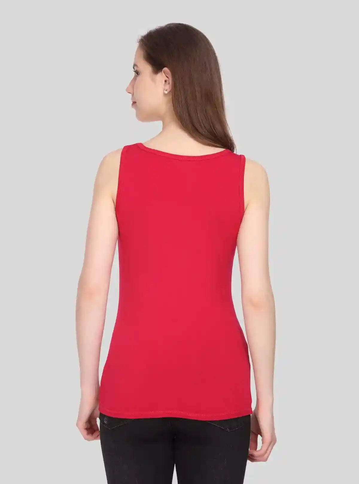 Women’s Cherry Red Sleeveless Stretch Top – Boer and Fitch | Buy Online at  Boer and Fitch