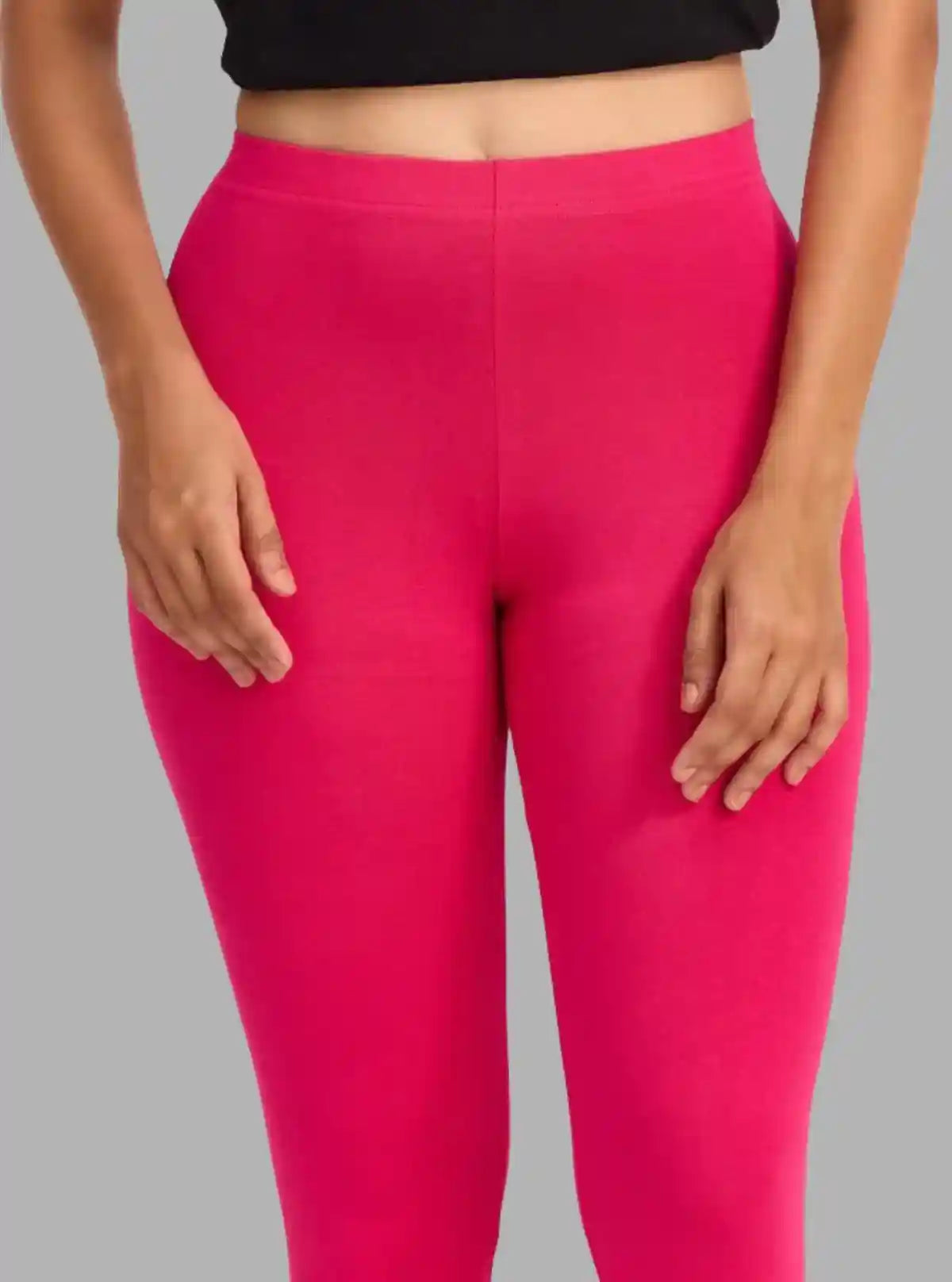 Women's Fuchsia Ankle Legging – Soft Stretch Cotton Fit by Boer & Fitch | Buy Online at  Boer and Fitch
