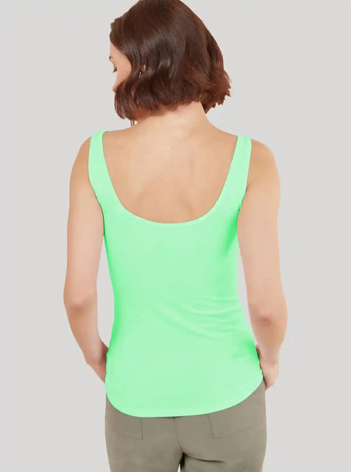 Women’s Green Sleeveless Stretch Top – Comfortable & Stylish | Boer & Fitch | Buy Online at  Boer and Fitch
