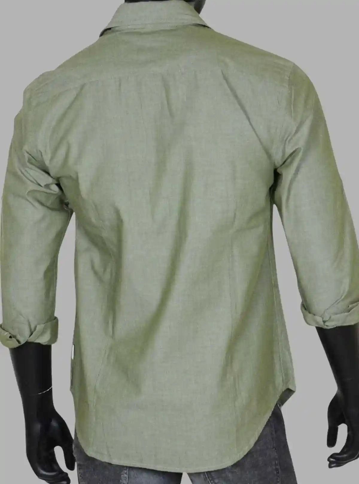 Forest Green Slim Fit Full Sleeve Cotton Shirt for Men – Casual & Smart by Boer and Fitch | Buy Online at  Boer and Fitch