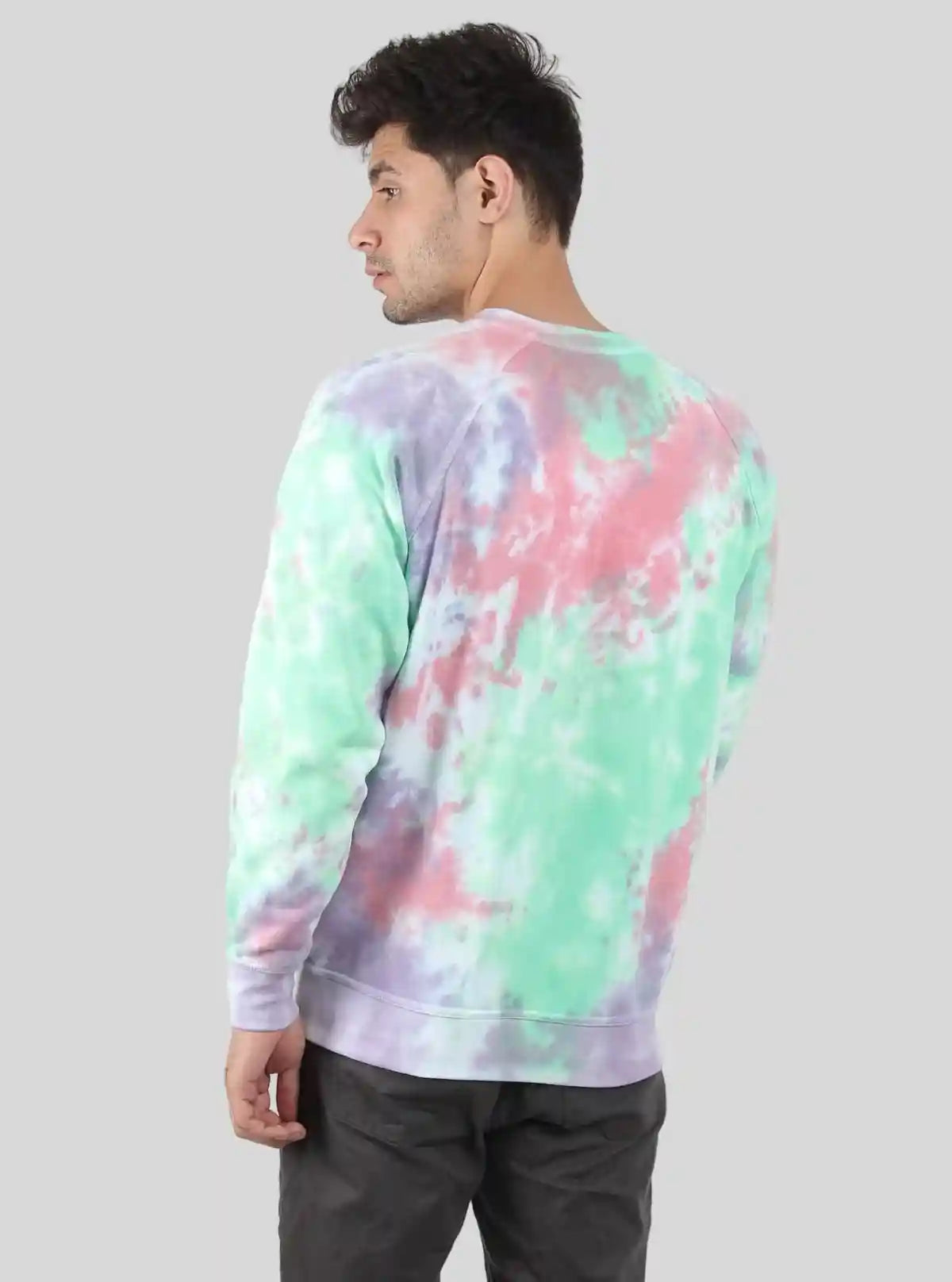 Men’s Galaxy Tie-Dye Sweatshirt – Cosmic Style with Cozy Comfort | Buy Online at  Boer and Fitch