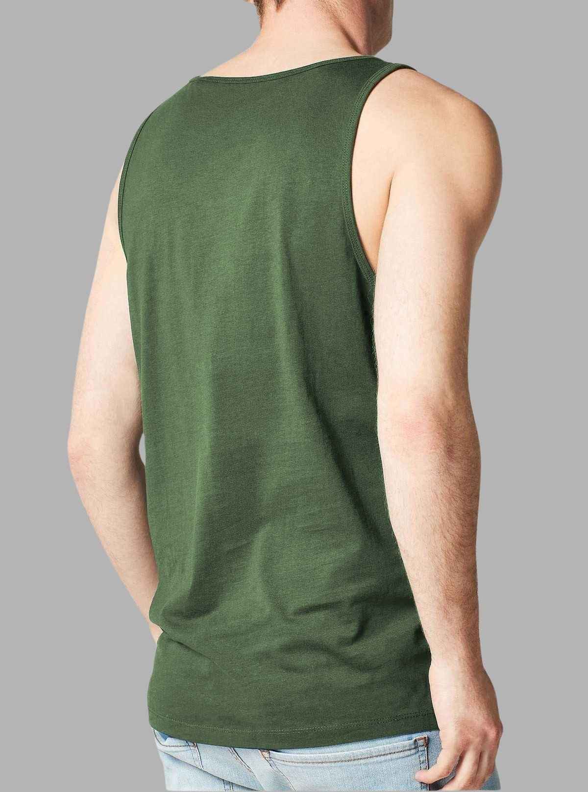 Men’s Olive Green Tank Top – Comfortable & Stylish | Boer & Fitch | Buy Online at  Boer and Fitch